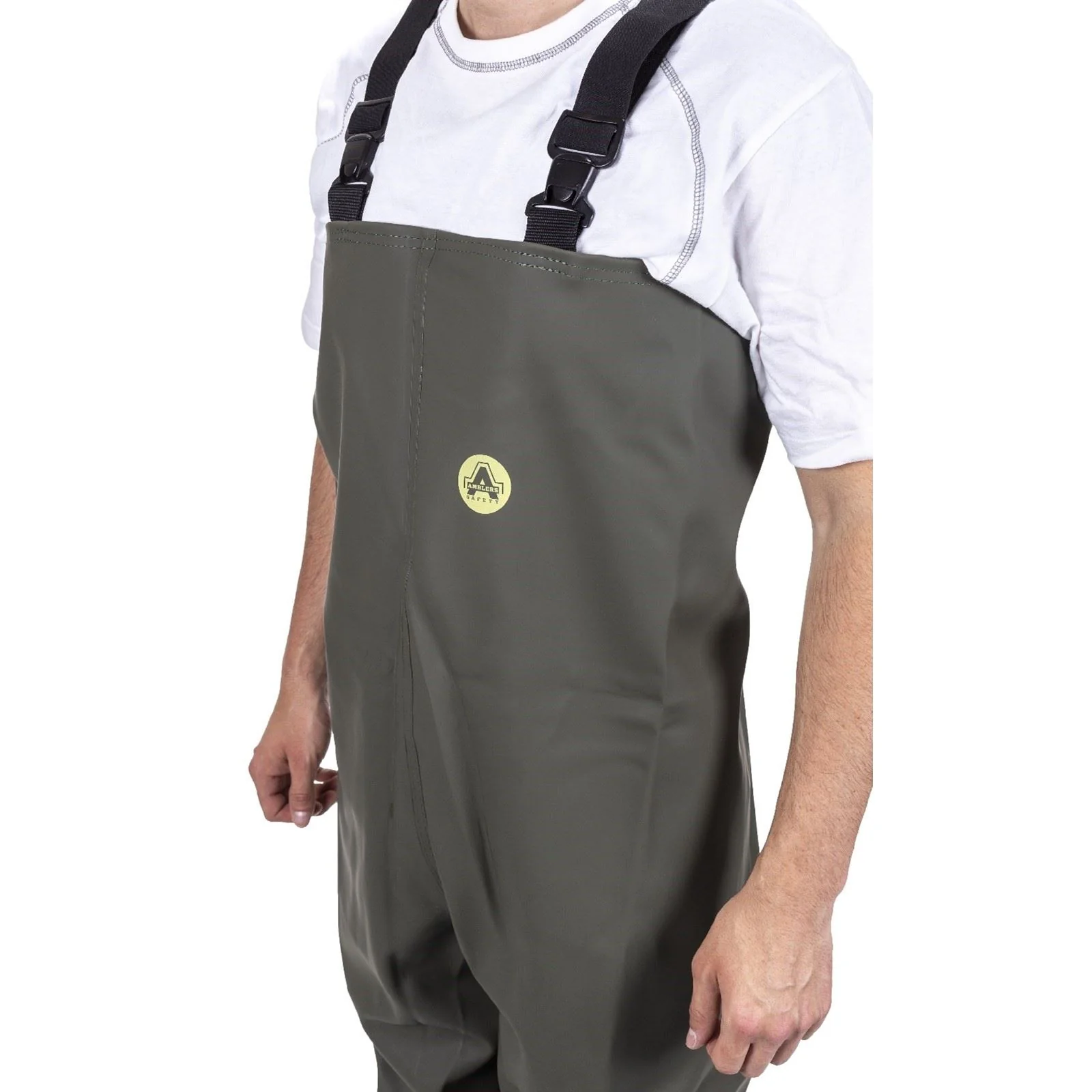 Amblers Safety Unisex Tyne Chest Safety Wader in Green - Image 3