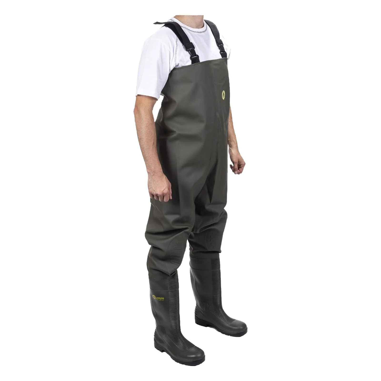 Amblers Safety Unisex Tyne Chest Safety Wader in Green - Image 5