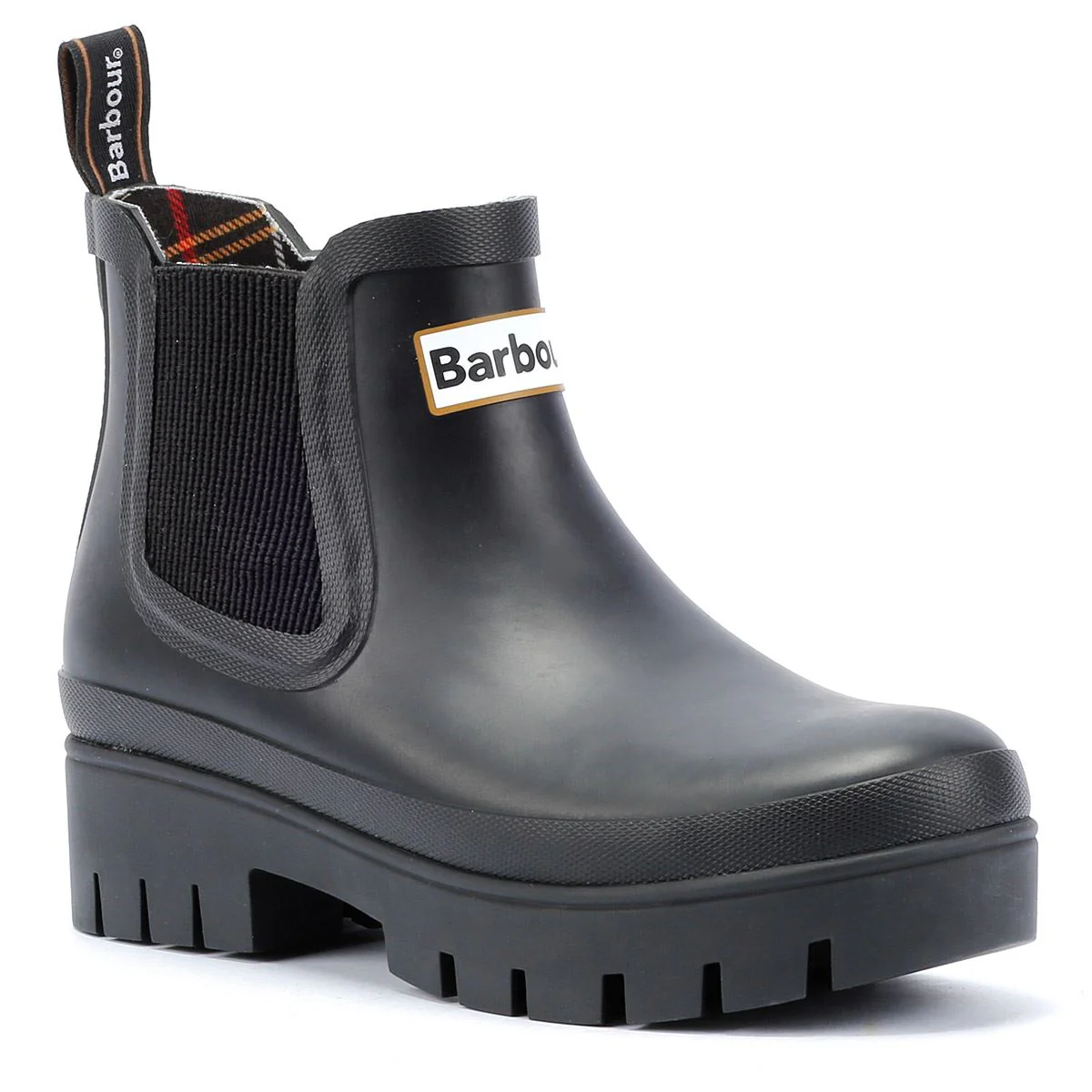 Barbour Halton Women's Black Ankle Wellington Boots - Image 2