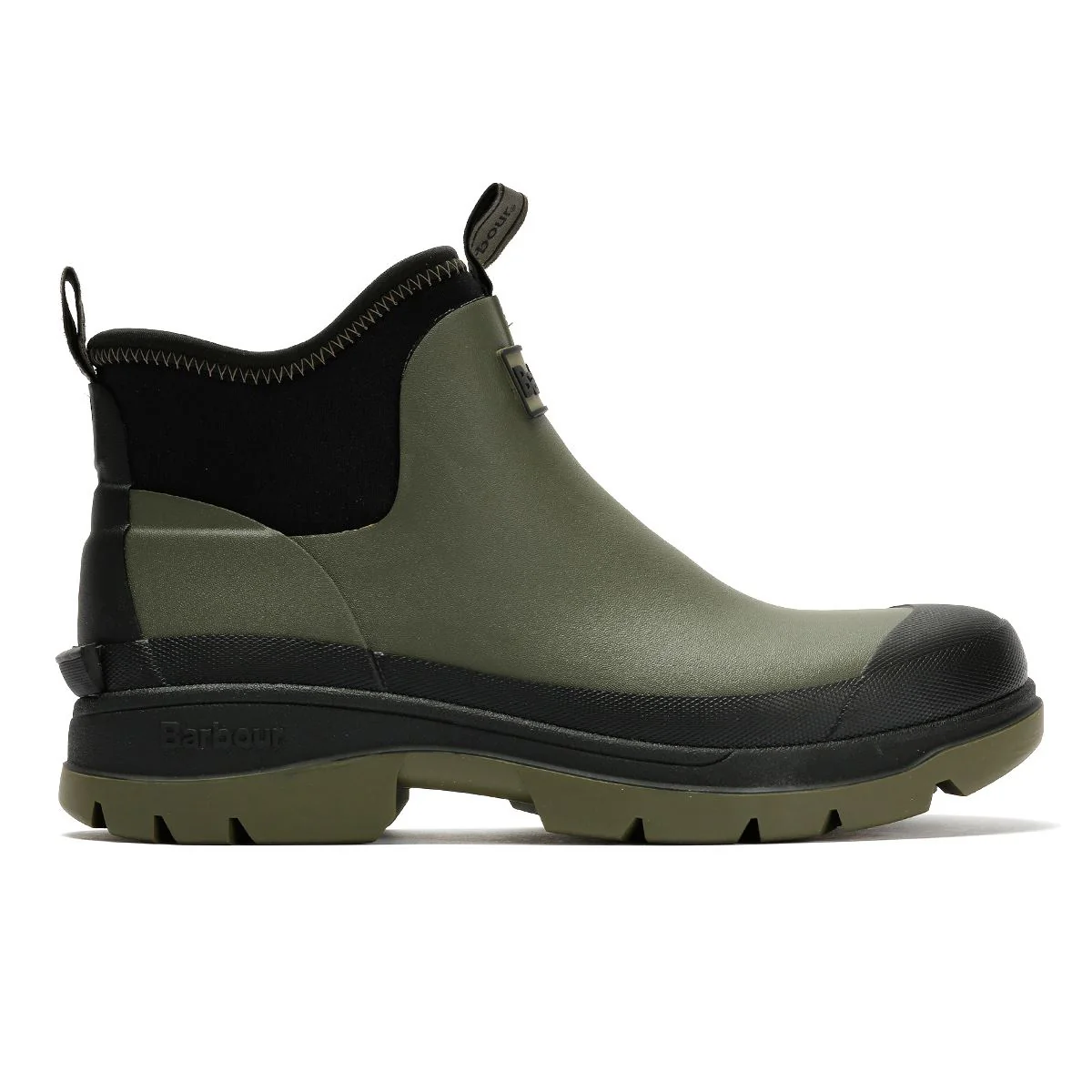 Barbour Ridge Men's Uniform Green Ankle Wellington Boots - Image 5