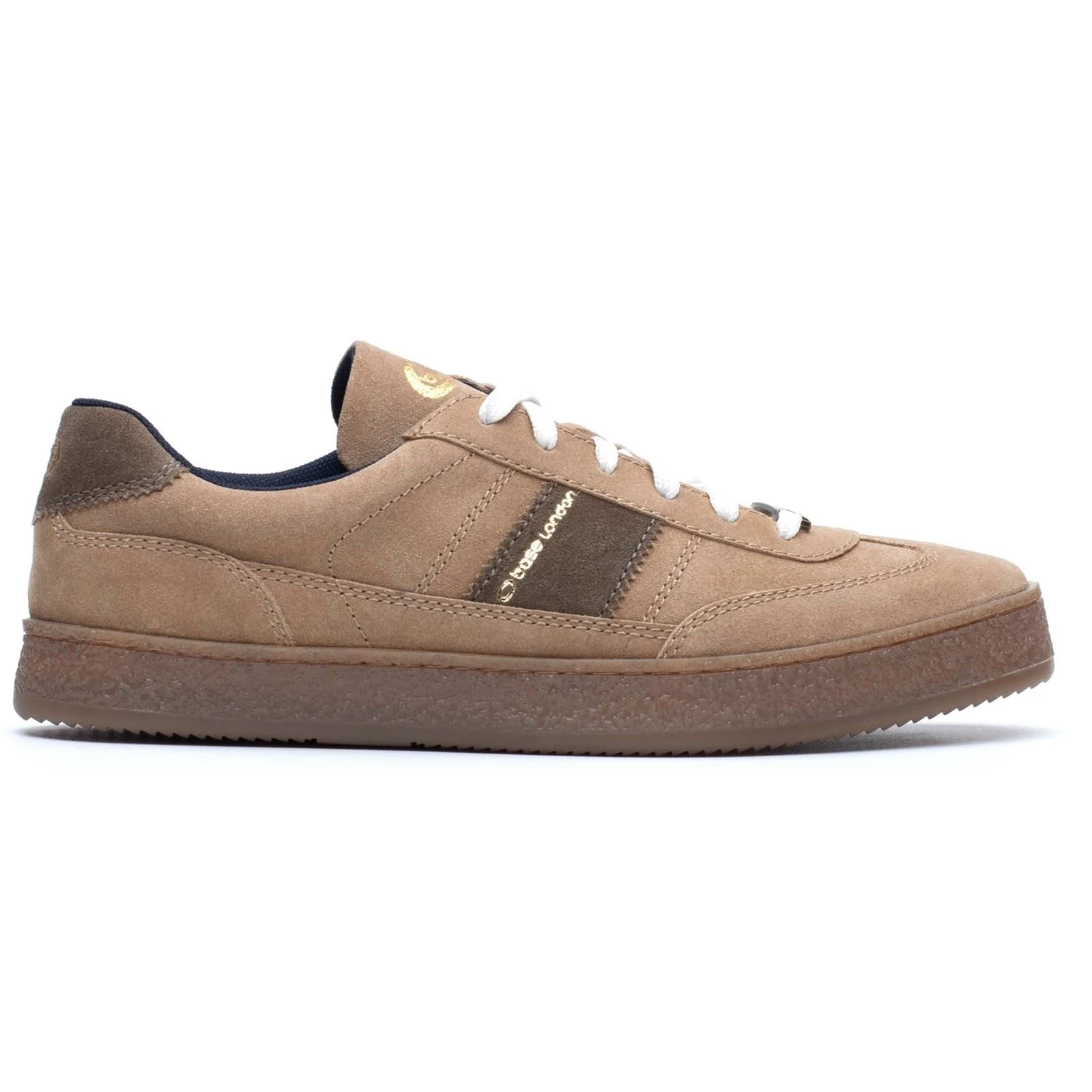 Base London Banksy Leather Men's Sand Trainers - Image 5