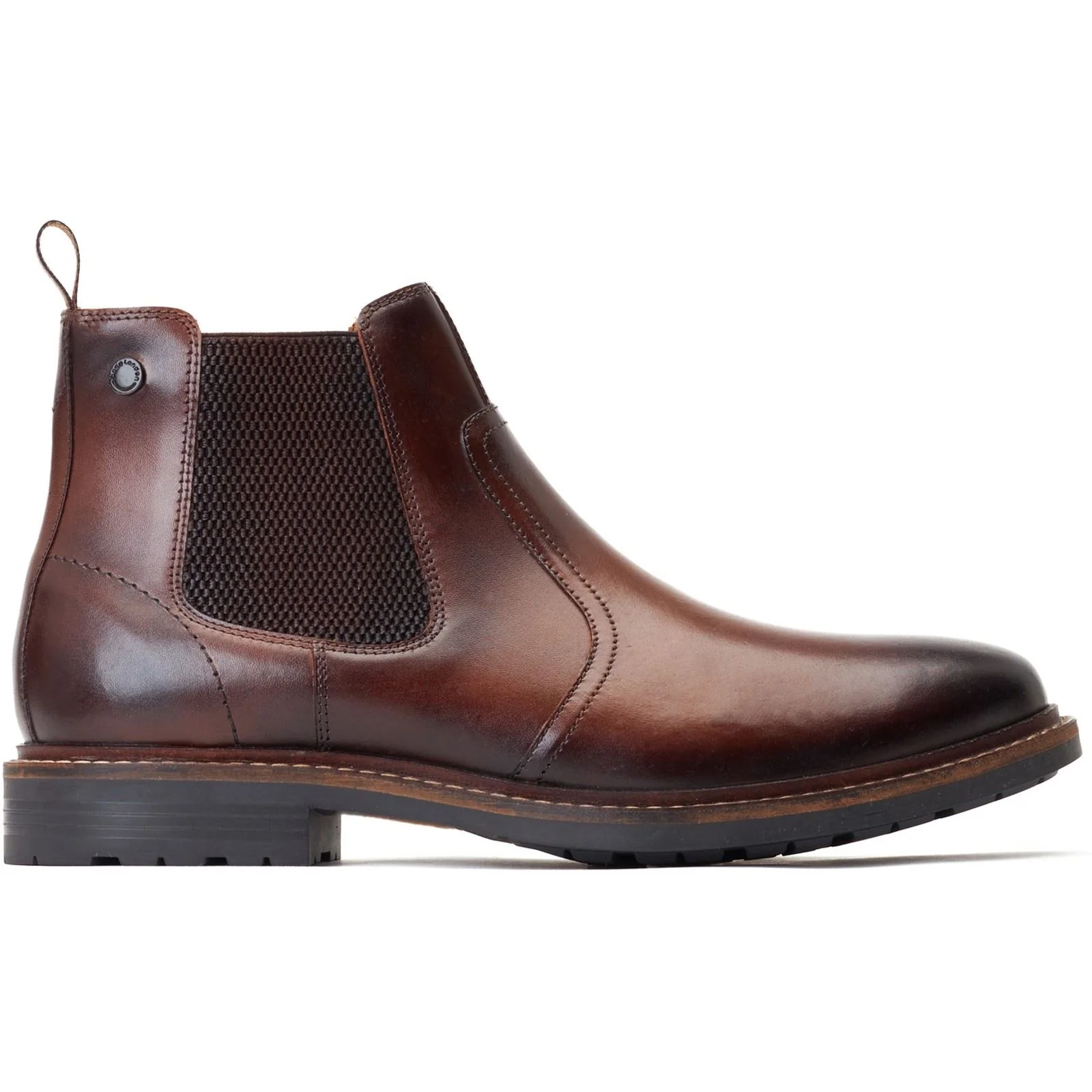 Base London Men's Bloom Chelsea Boot in Burnt Brown - Image 5