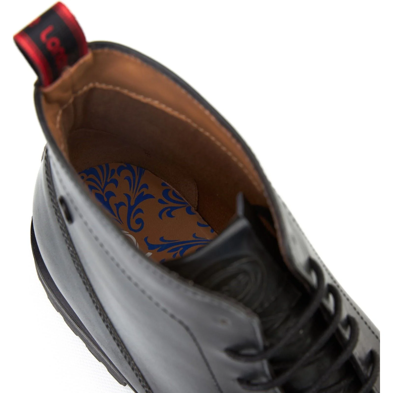 Base London Boulton Leather Men's Black Ankle Boots - Image 6