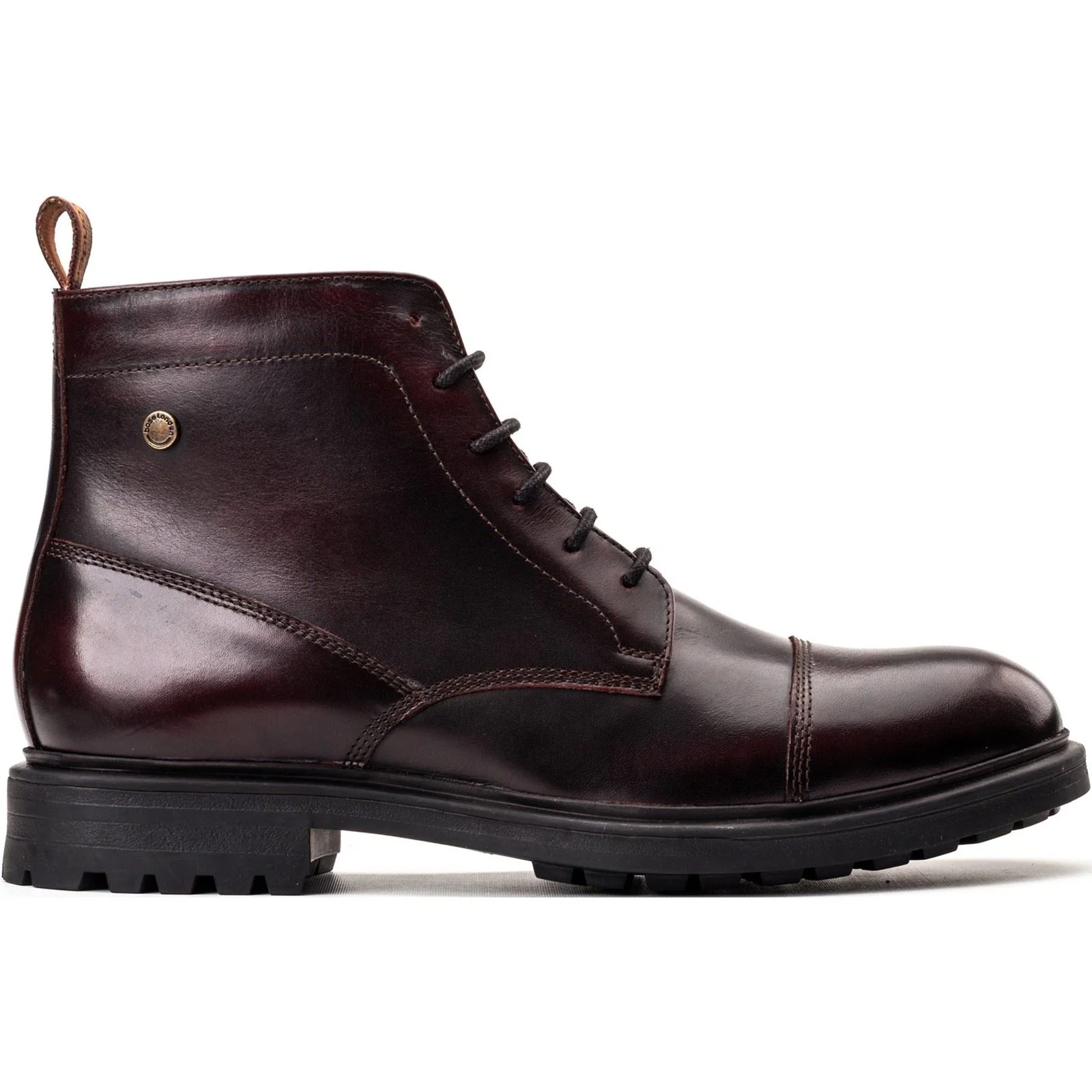 Base London Boulton Leather Men's Bordo Ankle Boots - Image 5