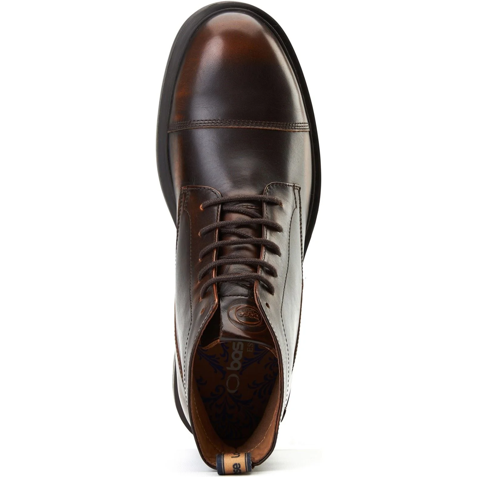 Base London Boulton Leather Men's Brown Ankle Boots - Image 4