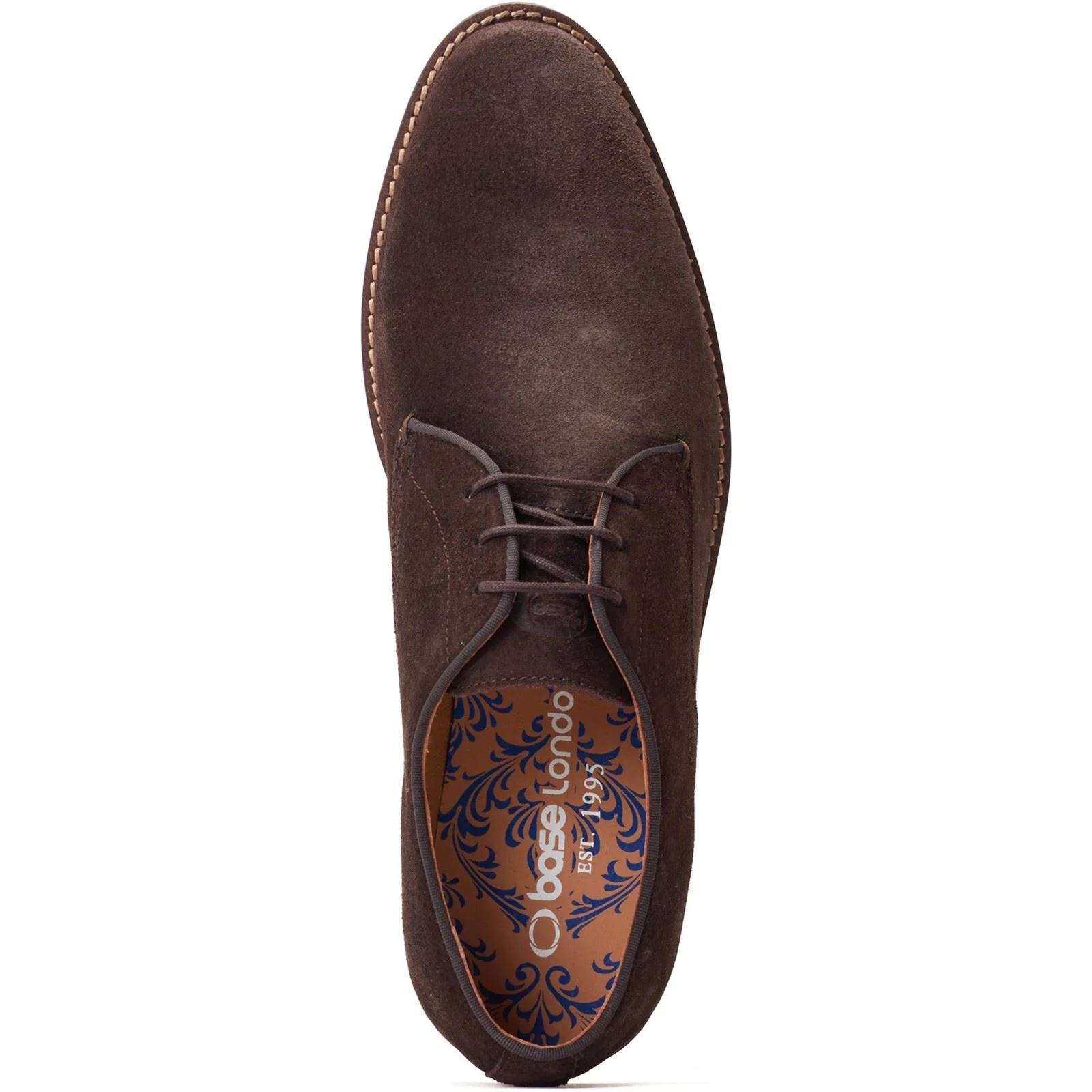 Base London Men's Bronte Derby in Dark Brown - Image 4