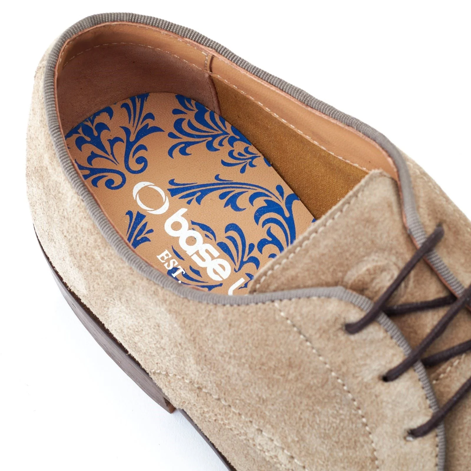 Base London Men's Bronte Derby in Sand - Image 6