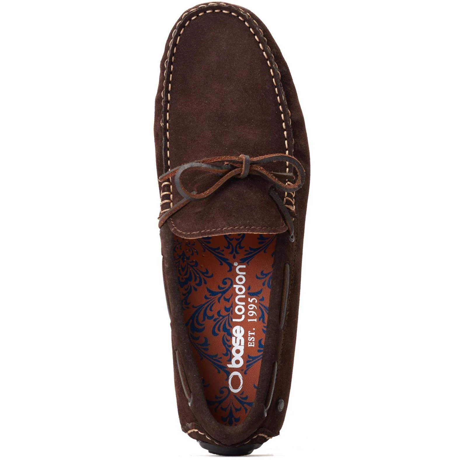 Base London Brooks Leather Men's Burnt Brown Standard Loafers - Image 4