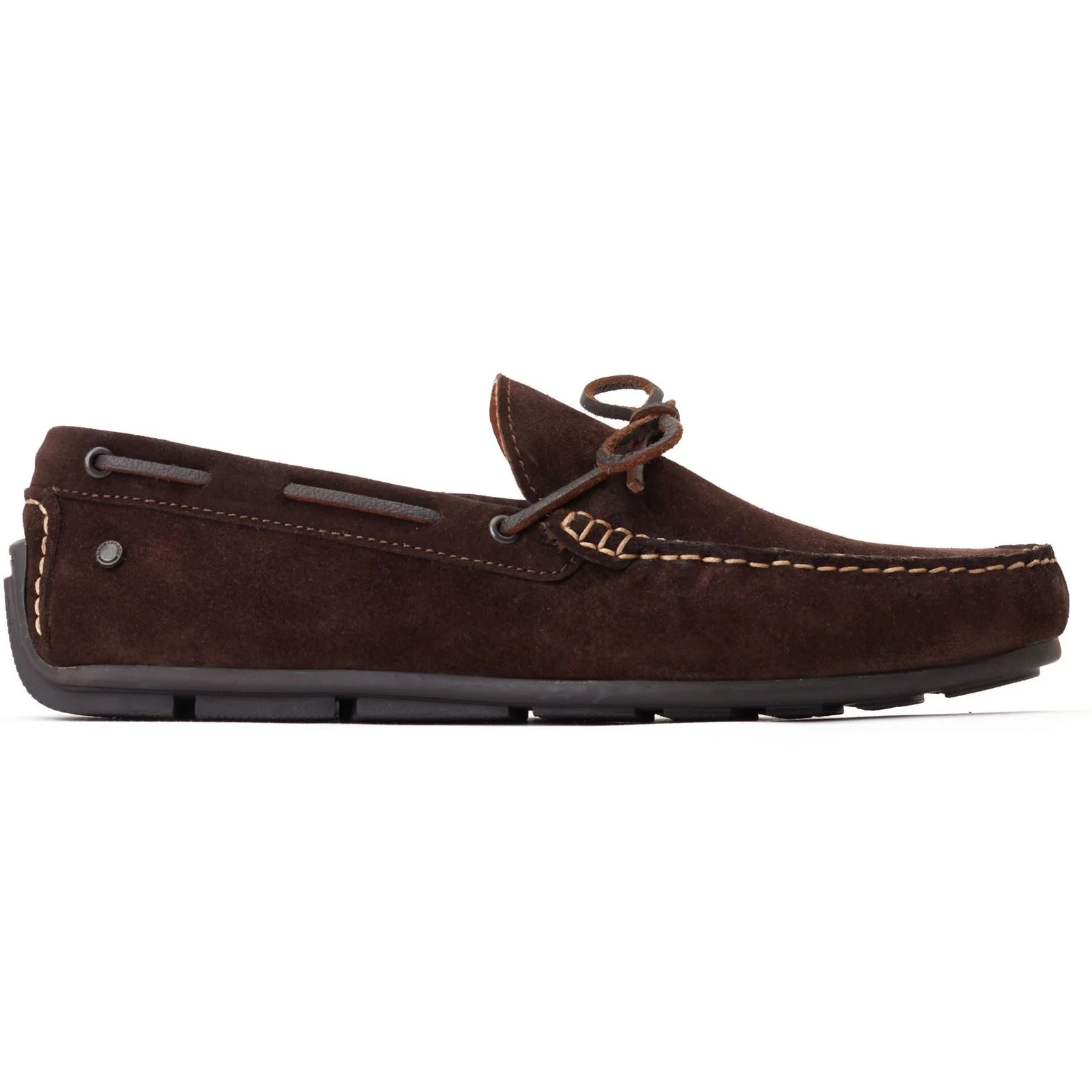 Base London Brooks Leather Men's Burnt Brown Standard Loafers - Image 5