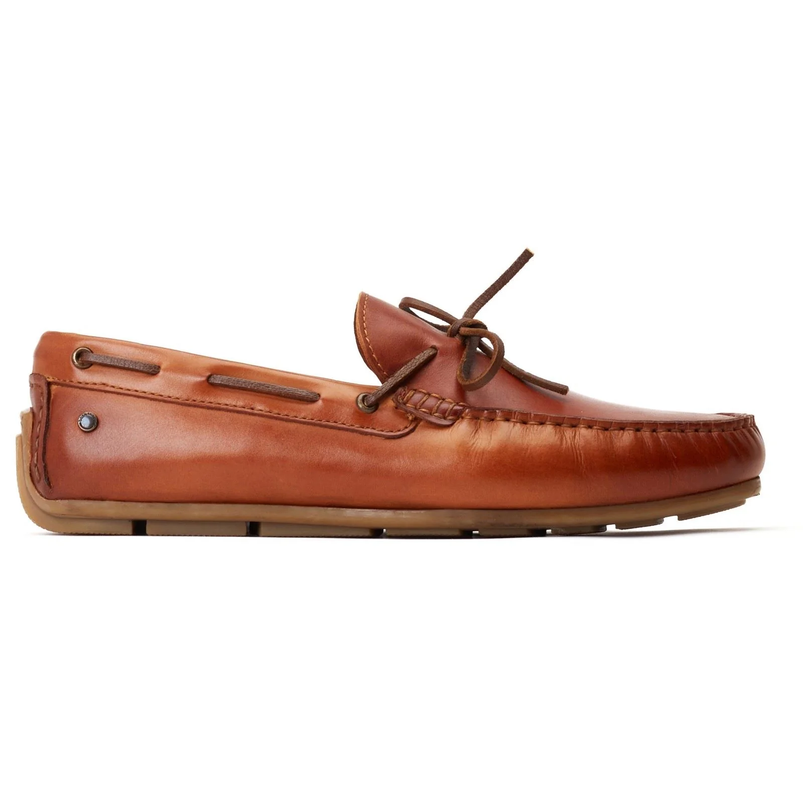 Base London Men's Brooks Driver Shoe in Burnt Tan - Image 5
