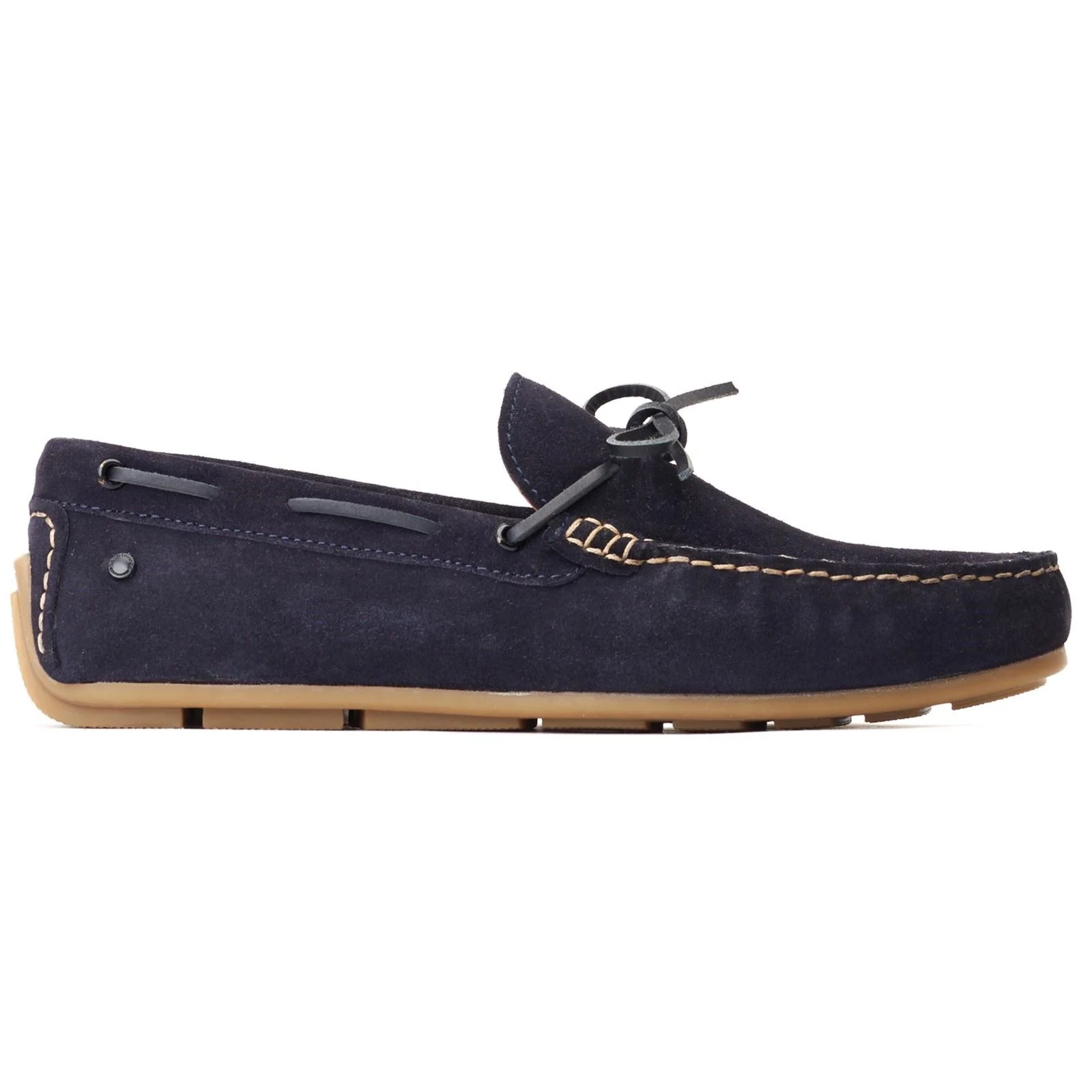 Base London Brooks Leather Men's Navy Standard Loafers - Image 5