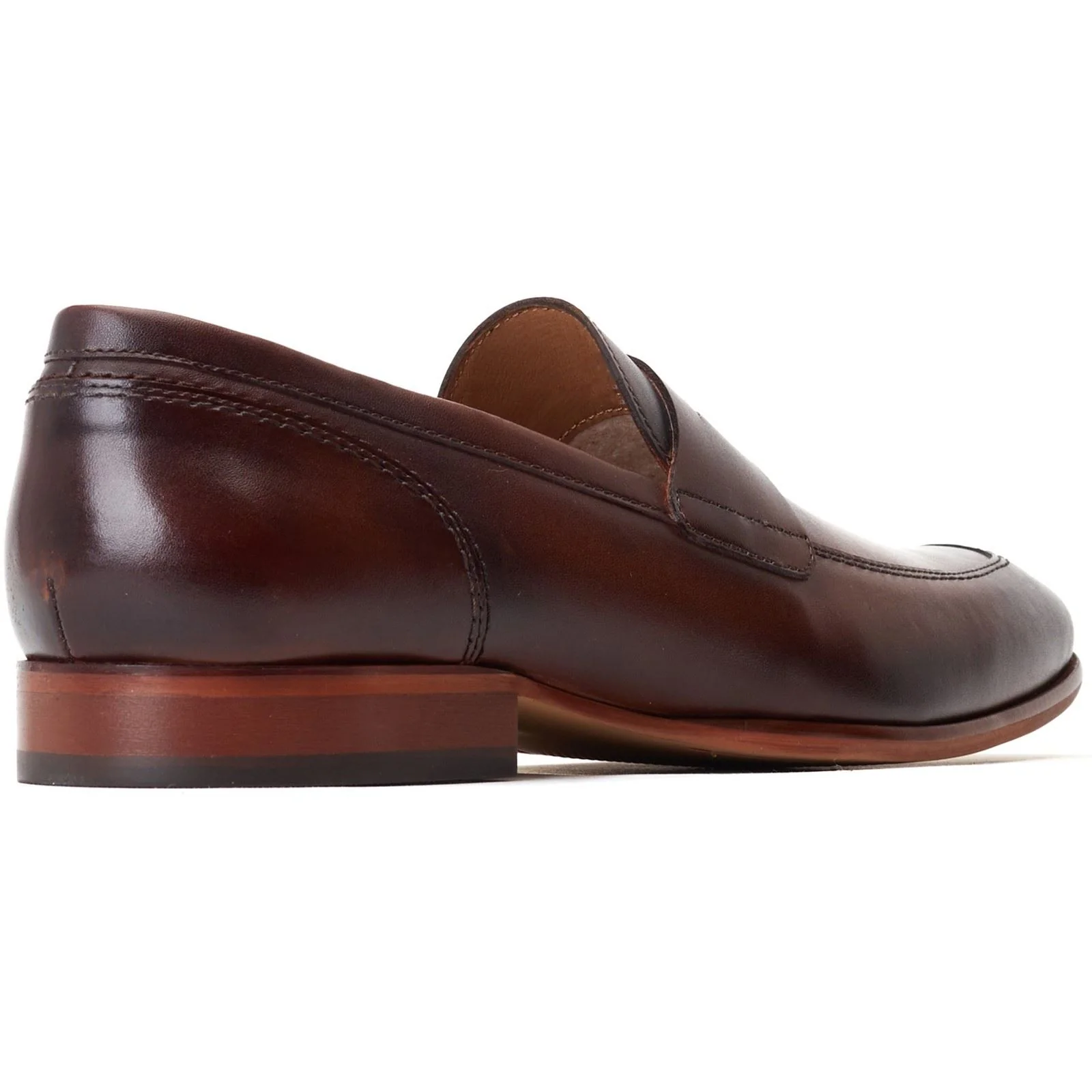 Base London Men's Bruno Penny Loafer in Burnt Brown - Image 2