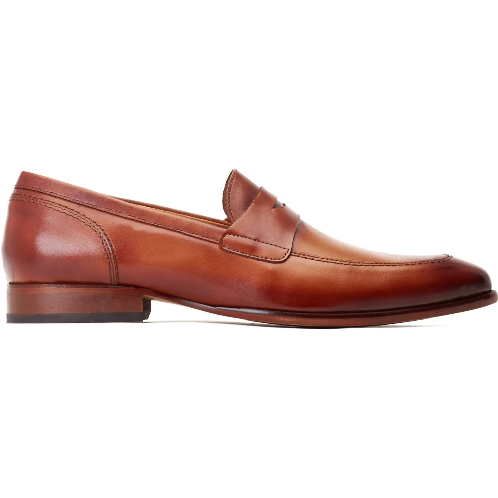 Base London Men's Bruno Penny Loafer in Burnt Tan - Image 5