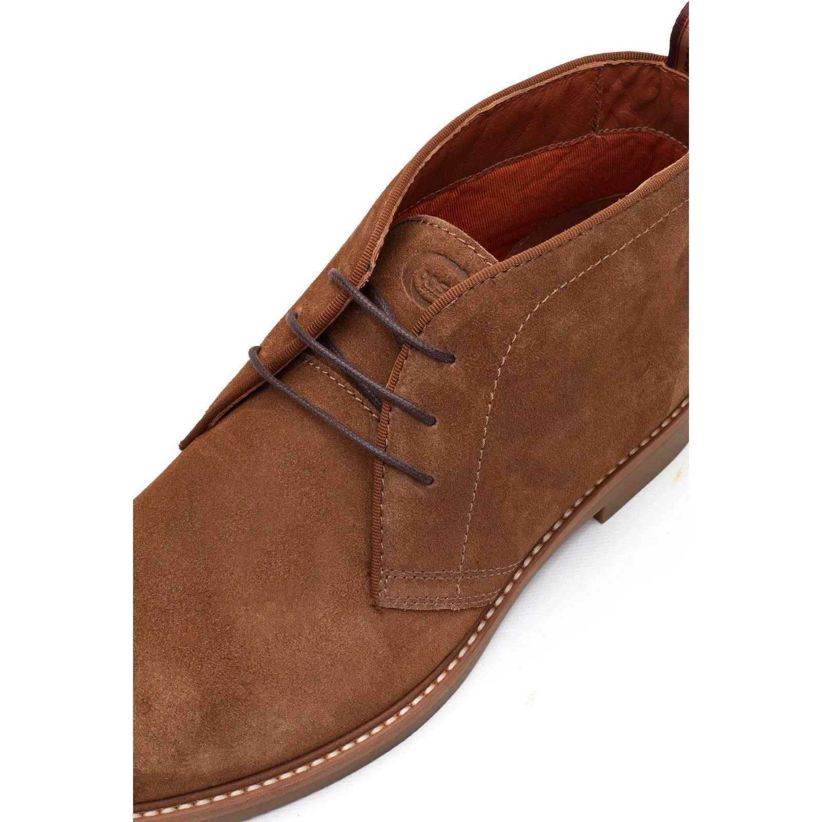 Base London Carlton Chukka Leather Men's Ginger Boots - Image 6