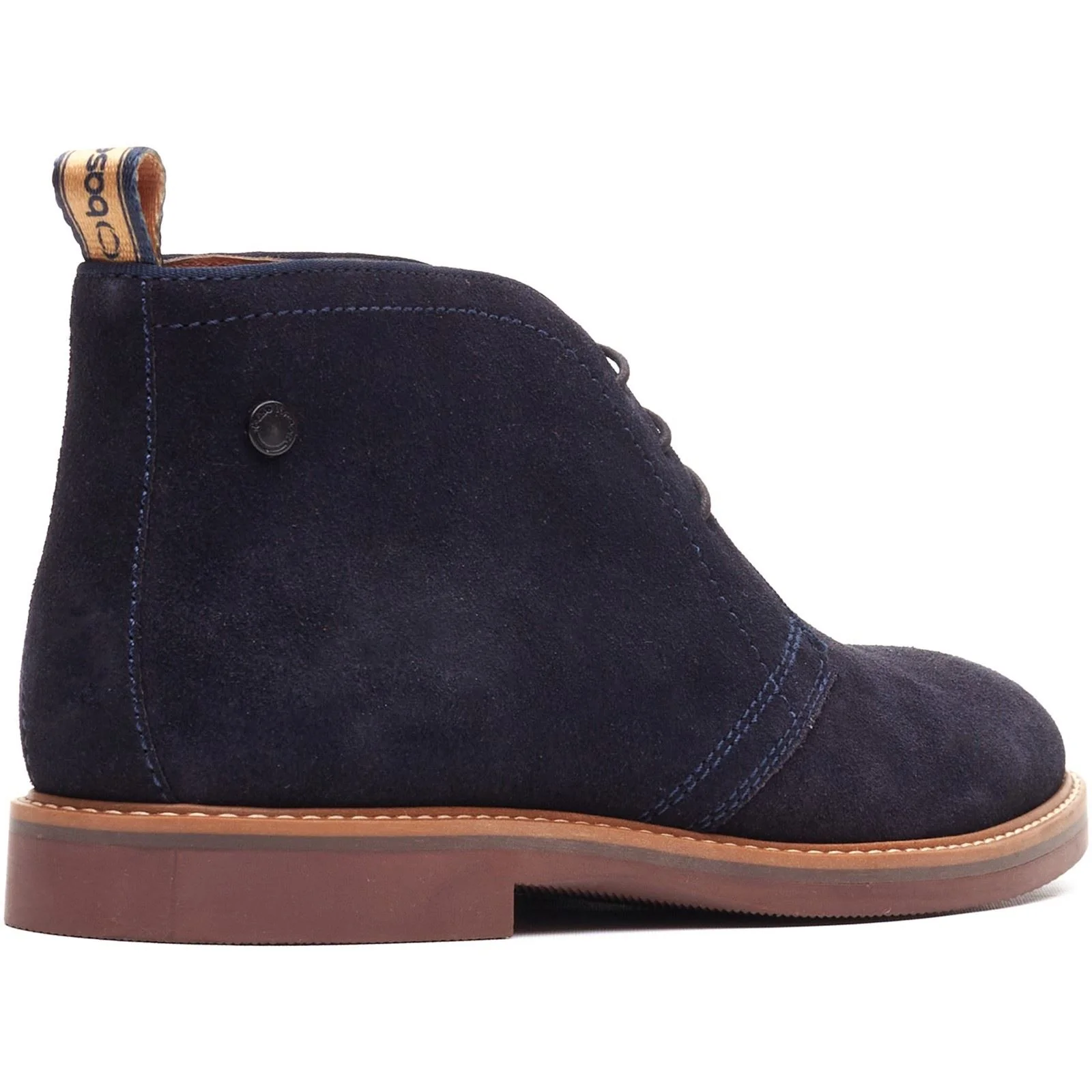 Base London Carlton Chukka Leather Men's Navy Boots - Image 2