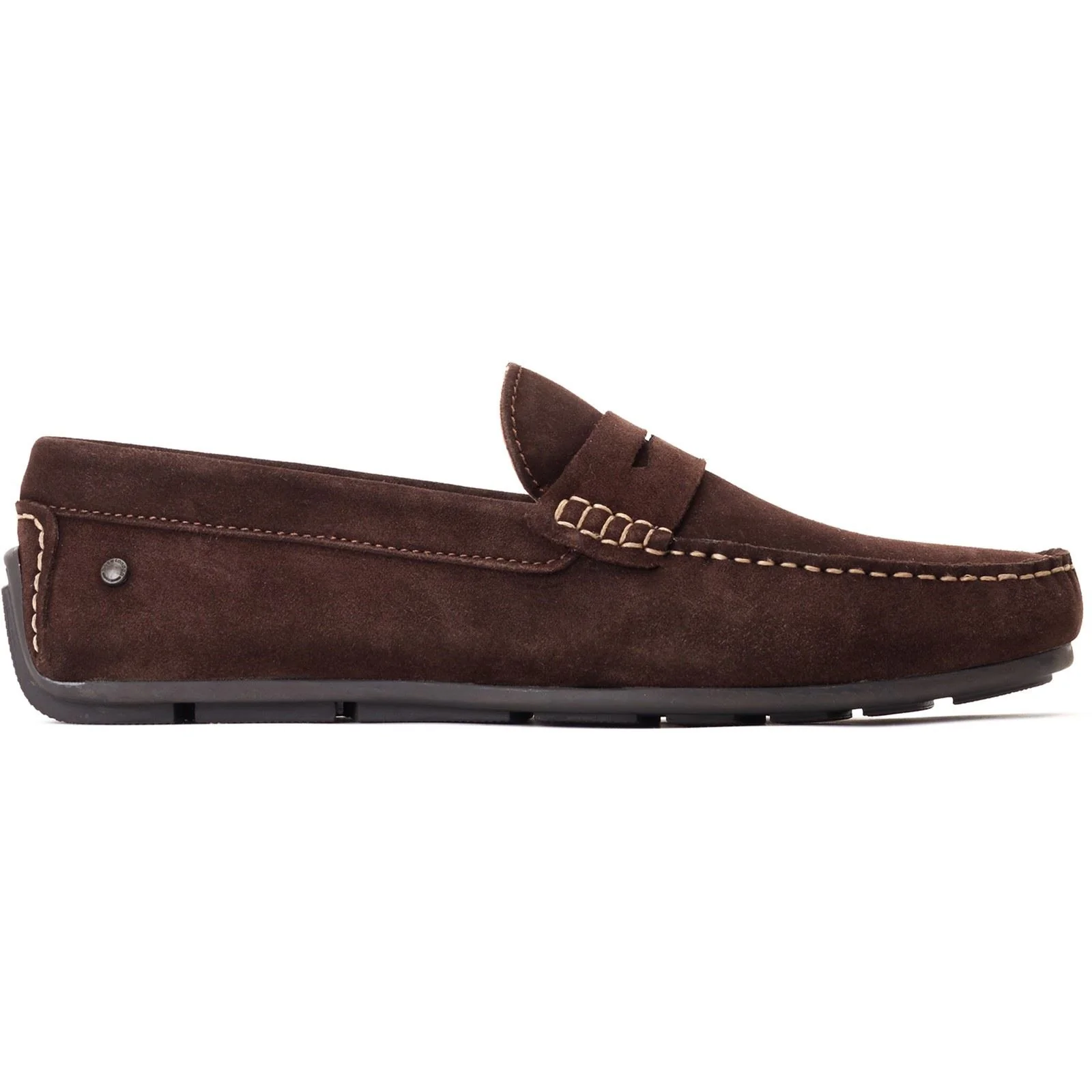Base London Men's Collins Driver in Dark Brown - Image 5