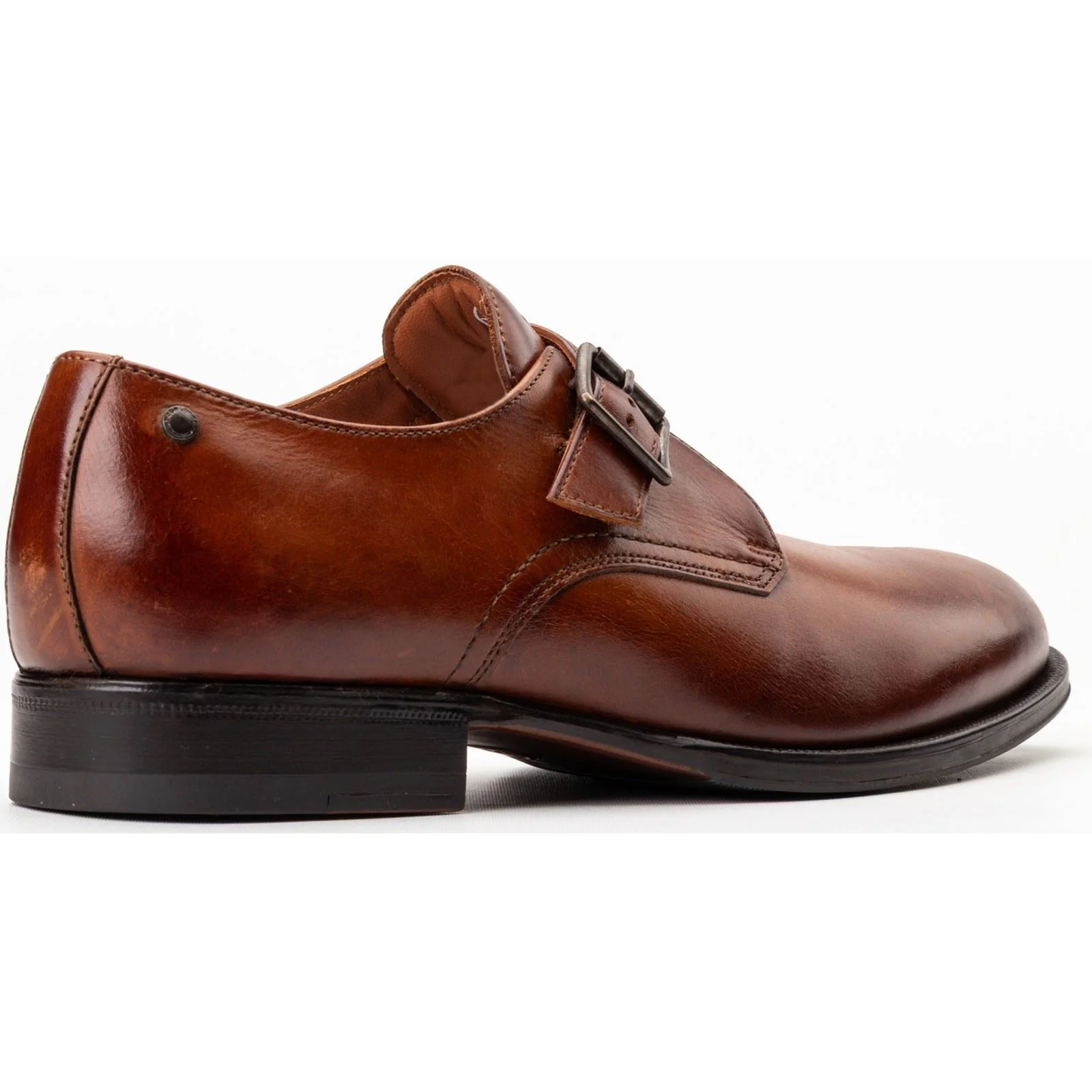 Base London Faraday Leather Men's Burnt Tan Shoes - Image 2