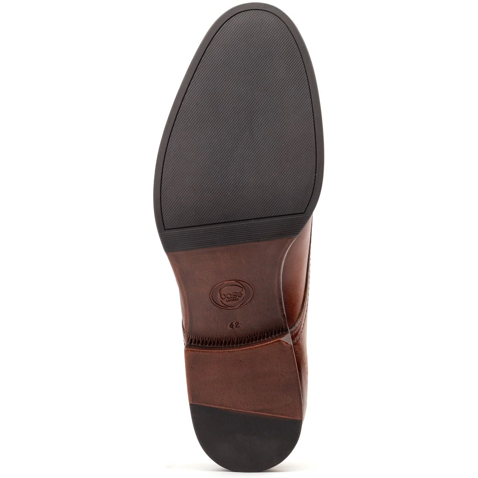 Base London Faraday Leather Men's Burnt Tan Shoes - Image 3