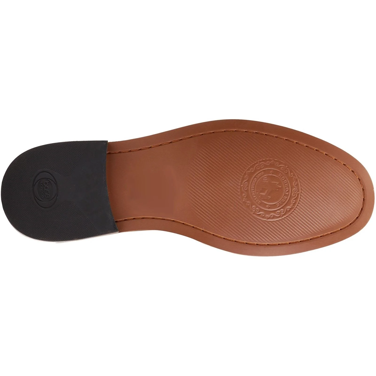 Base London Men's Garfield Penny Loafer in Bordo - Image 3