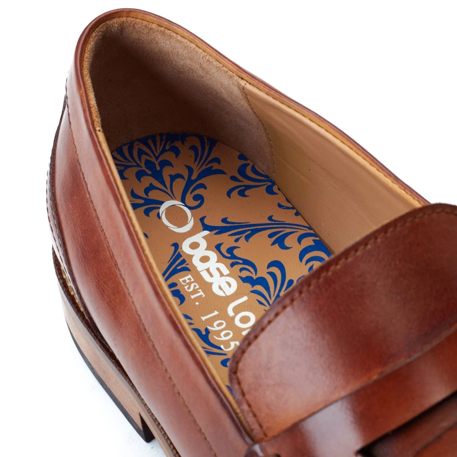 Base London Men's Garfield Penny Loafer in Burnt Tan - Image 6