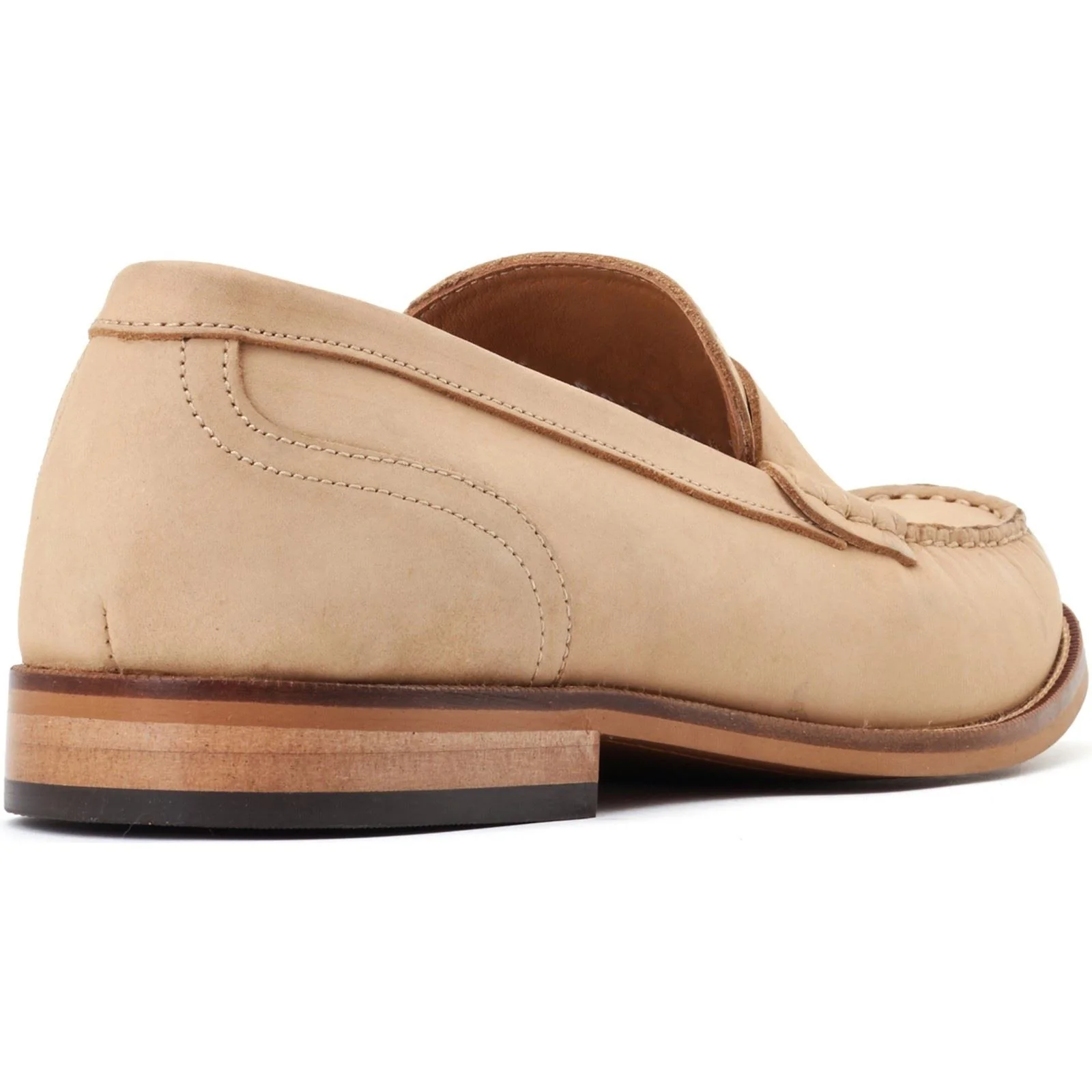Base London Garfield Leather Men's Sand Standard Loafers - Image 2