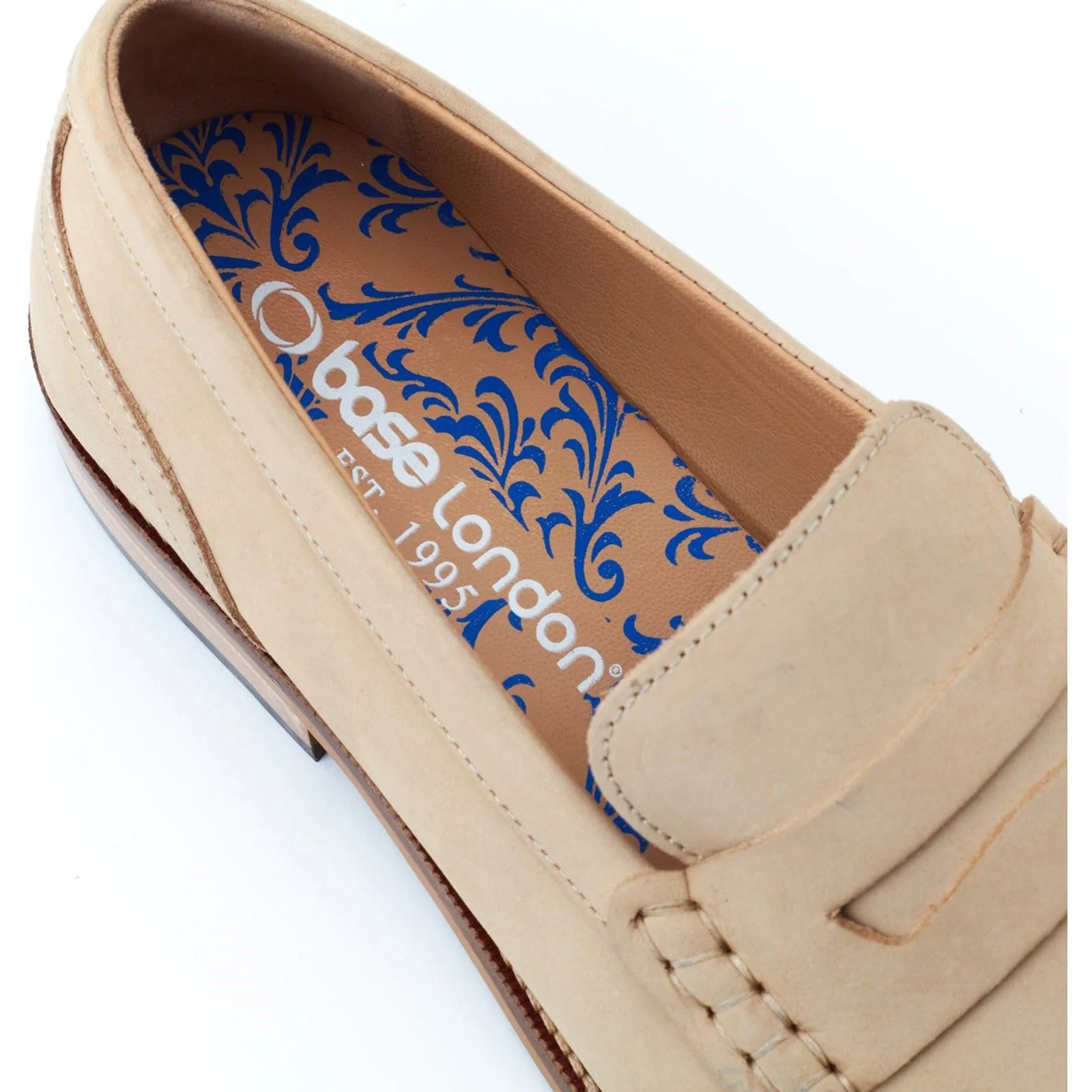 Base London Garfield Leather Men's Sand Standard Loafers - Image 6