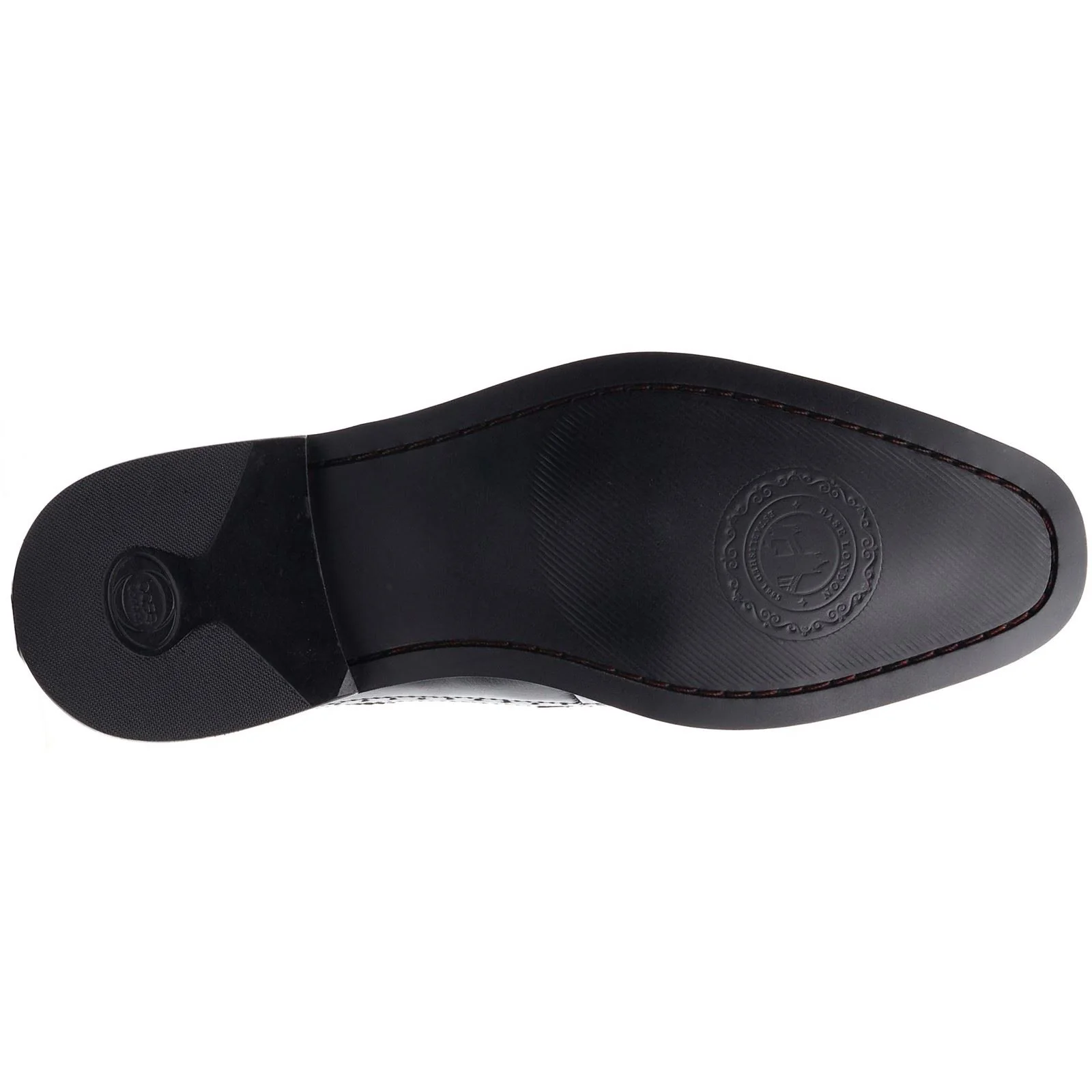 Base London Havisham Leather Men's Black Brogues Shoes - Image 3