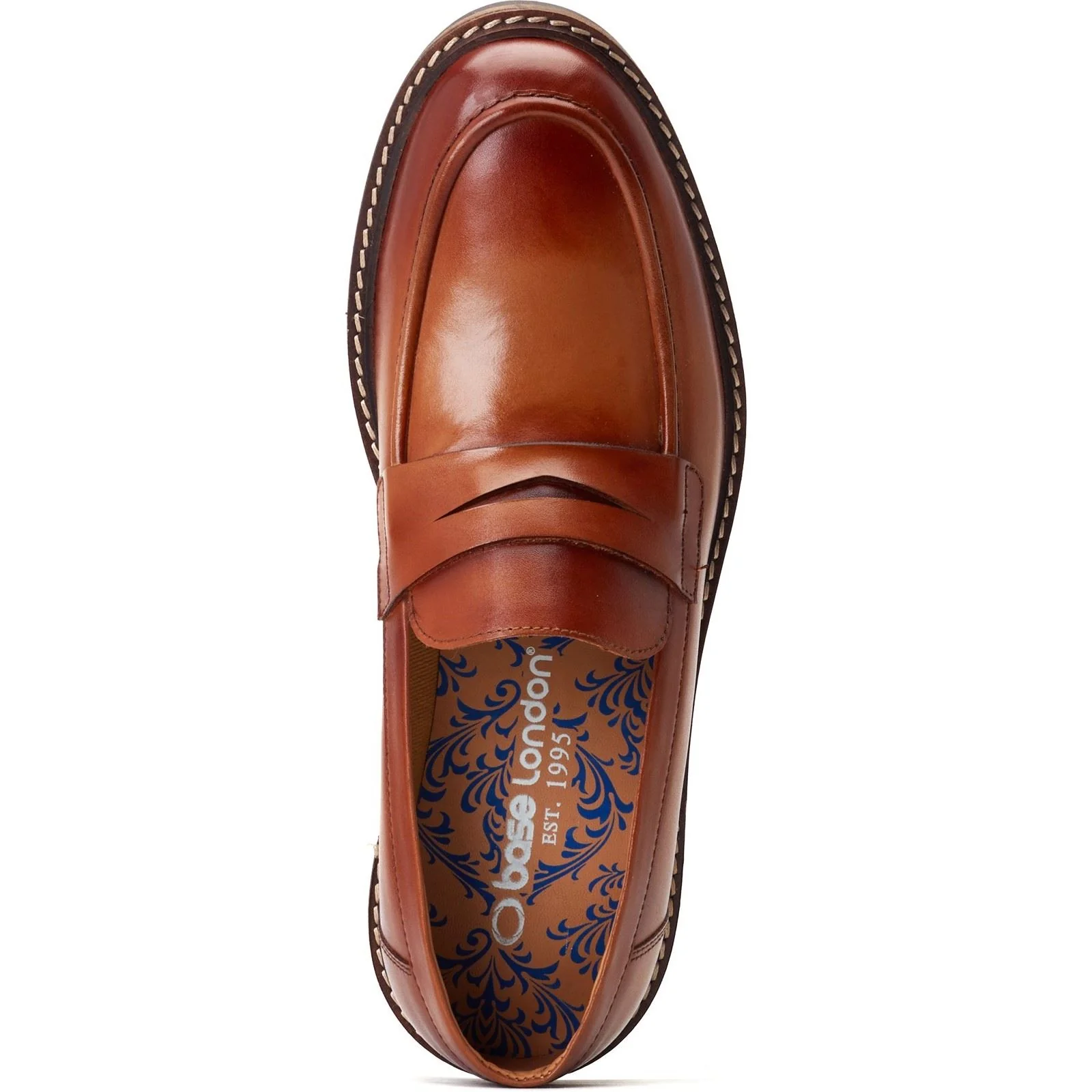Base London Men's Ivey Loafer in Burnt Tan - Image 4