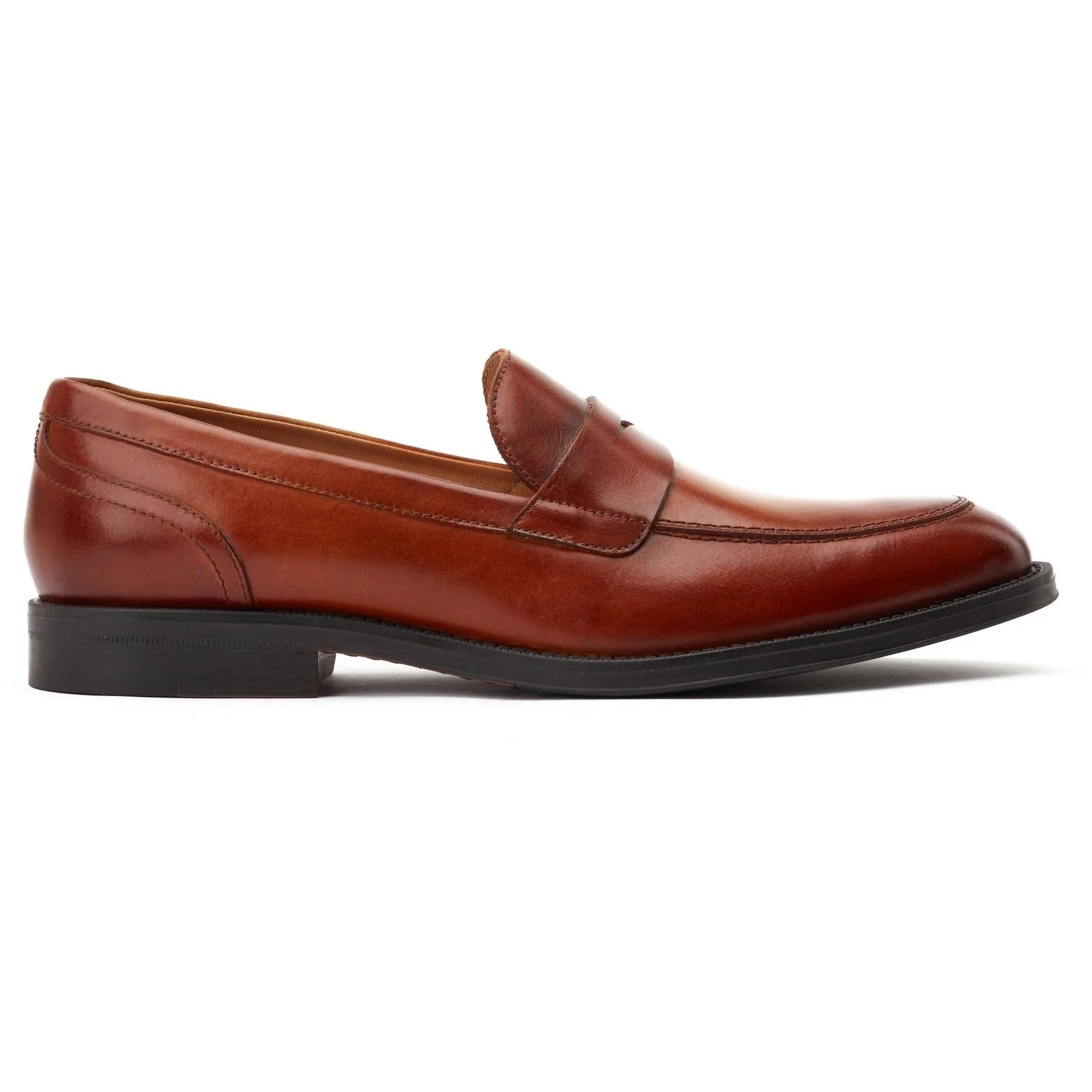Base London Men's Kennedy Slip On Loafer in Burnt Tan - Image 5