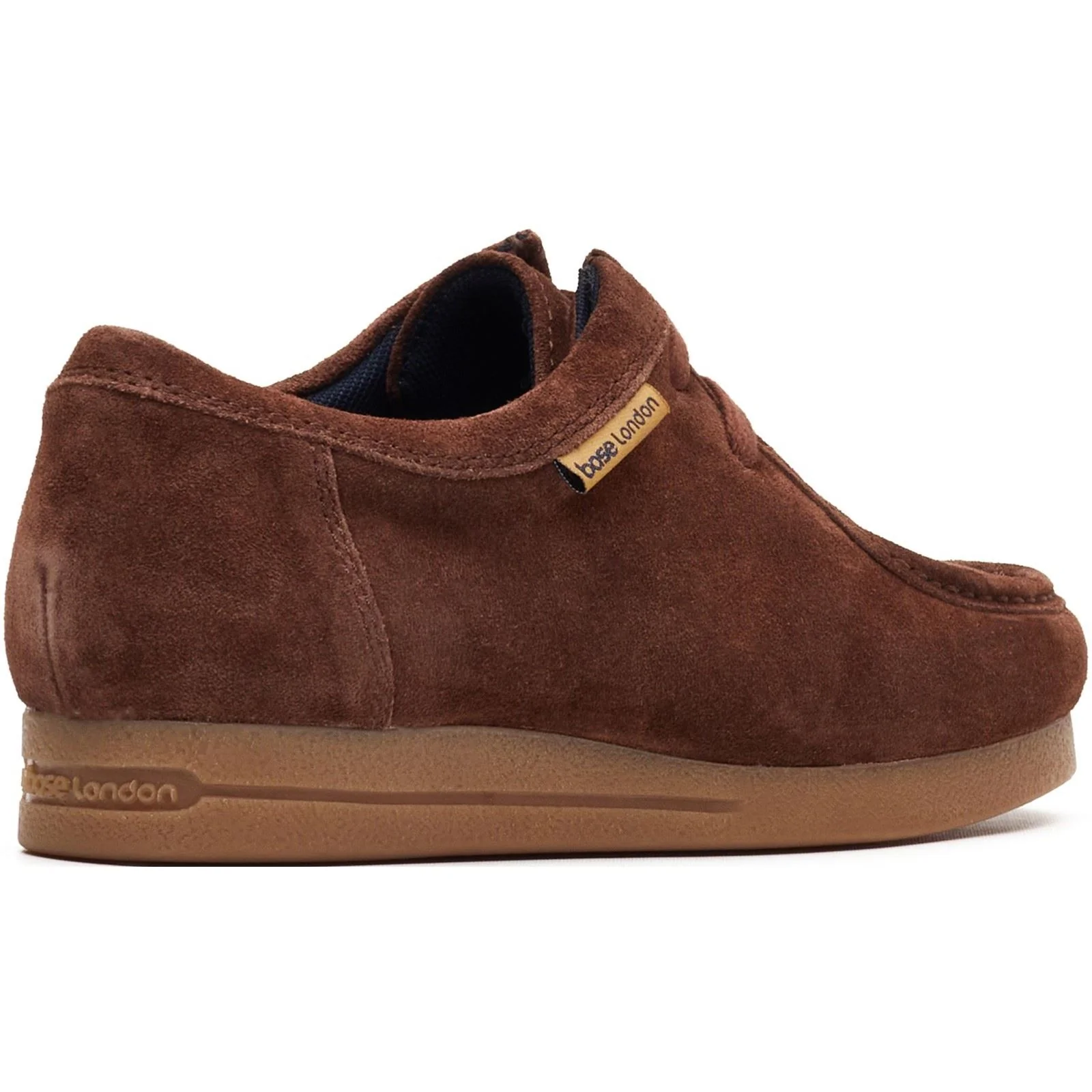 Base London Koko Lace Up Leather Men's Brown Moccasins Shoes - Image 2