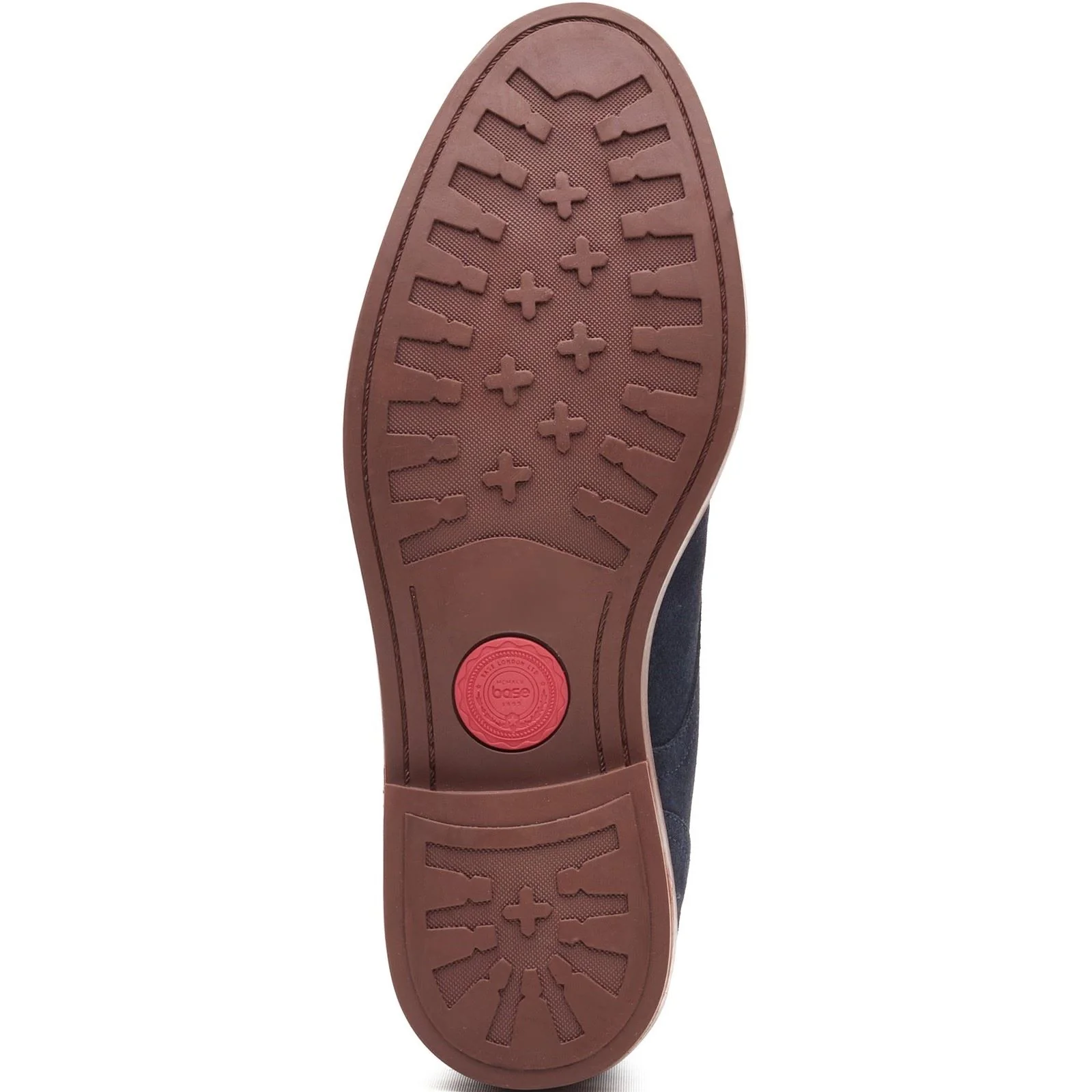 Base London Lincoln Chukka Leather Men's Navy Boots - Image 3