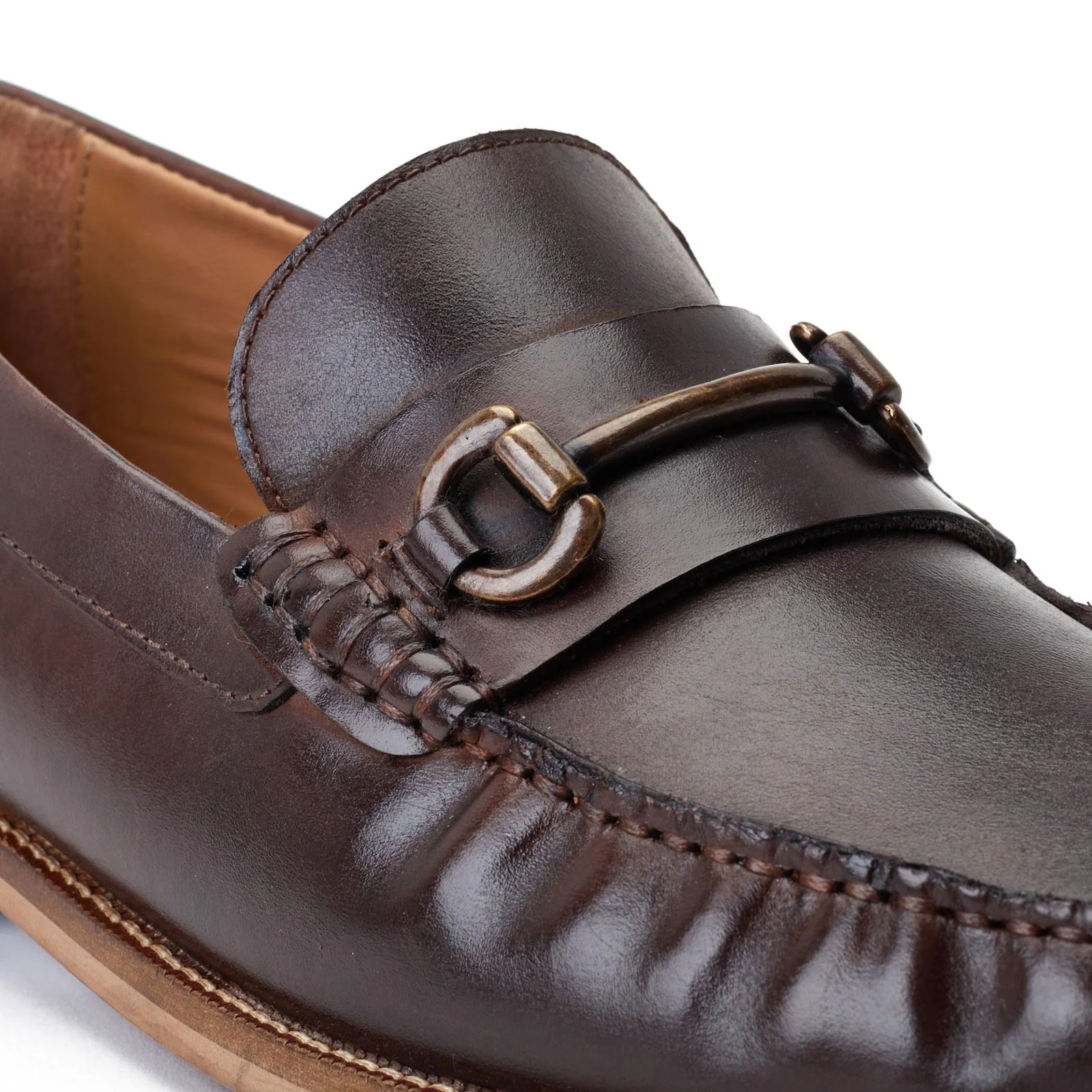 Base London Men's Madison Loafer in Burnt Tan - Image 6