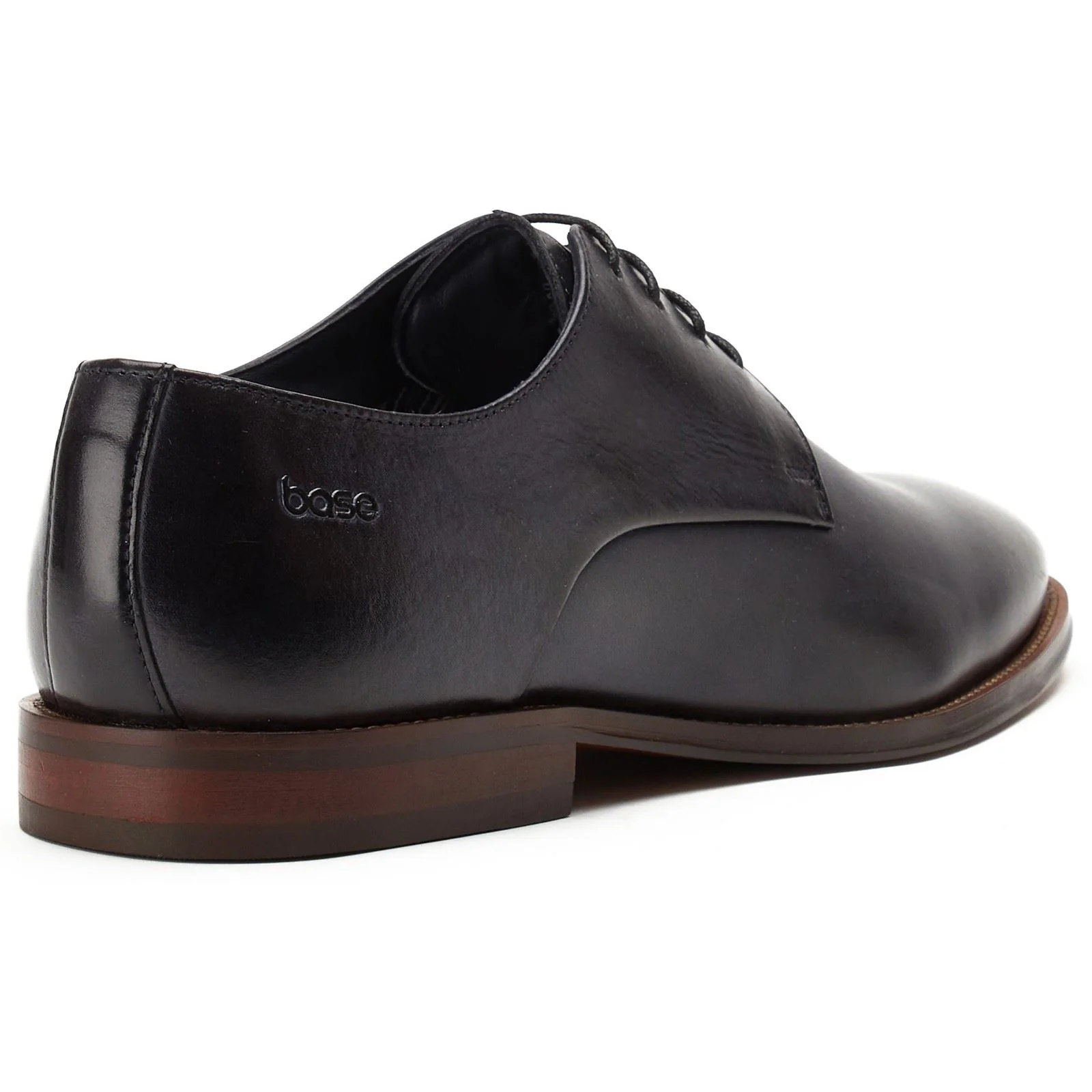 Base London Marley Derby Leather Men's Navy Lace-Up Shoes - Image 2