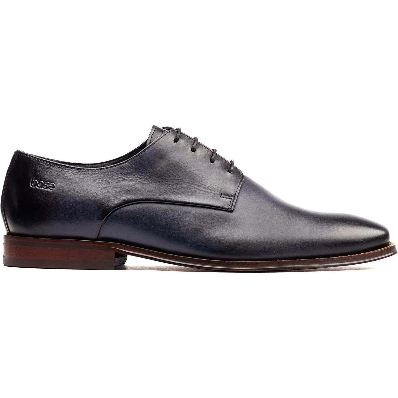 Base London Marley Derby Leather Men's Navy Lace-Up Shoes - Image 5
