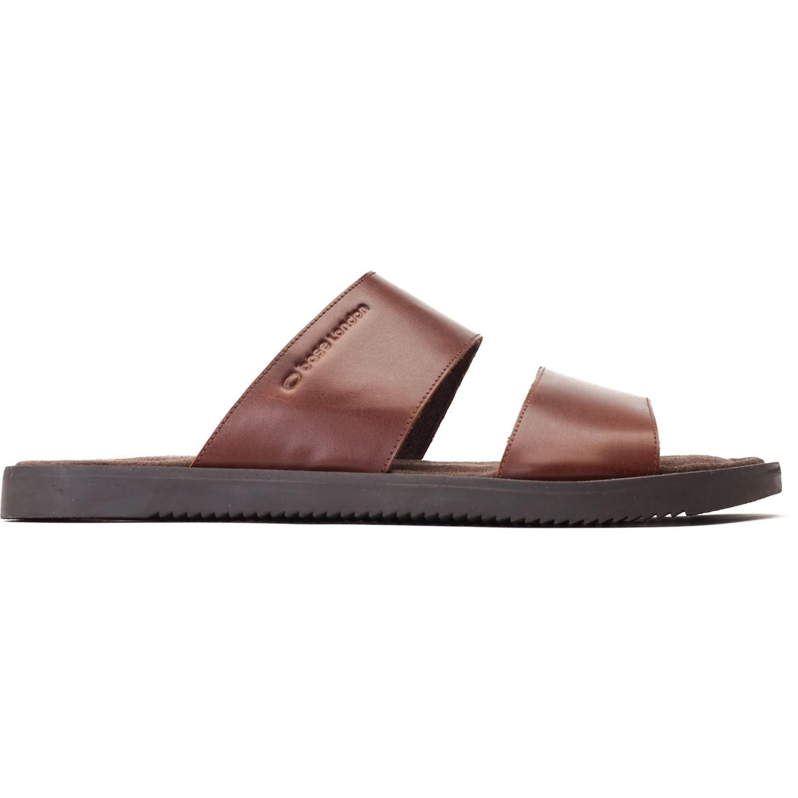 Base London Maven Leather Men's Burnt Brown Sandals - Image 5