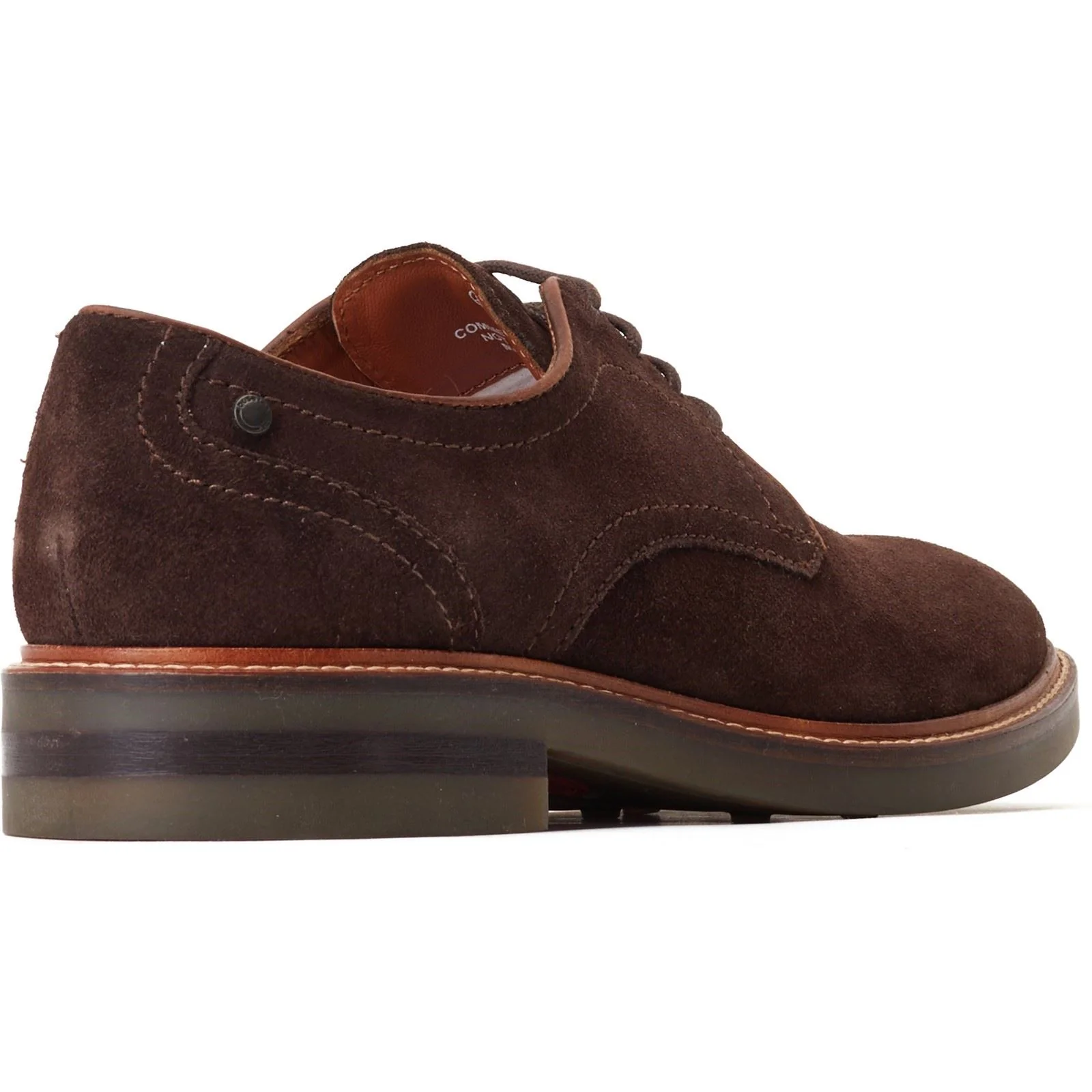 Base London Men's Mawley Derby Shoe in Burnt Brown - Image 2
