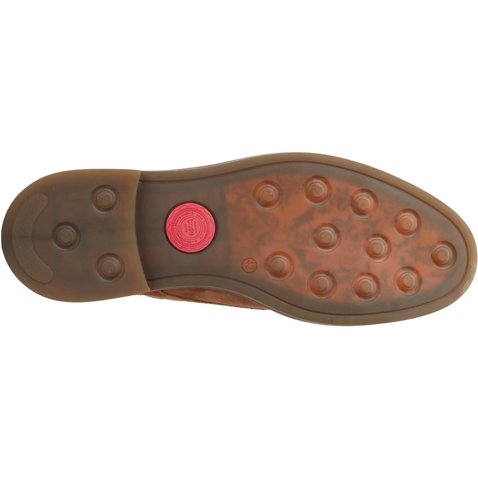 Base London Men's Mawley Derby Shoe in Ginger - Image 3