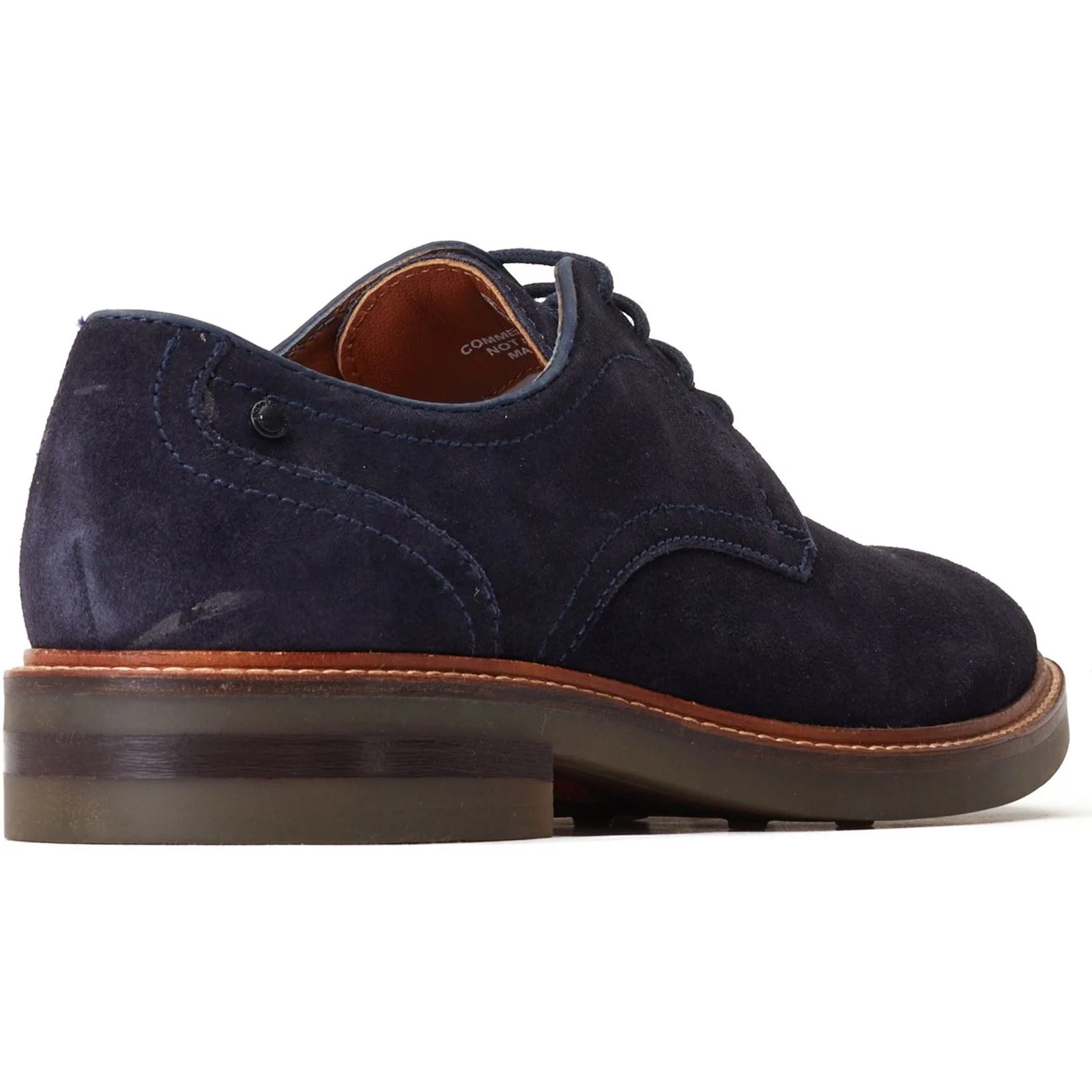 Base London Men's Mawley Derby Shoe in Navy - Image 2