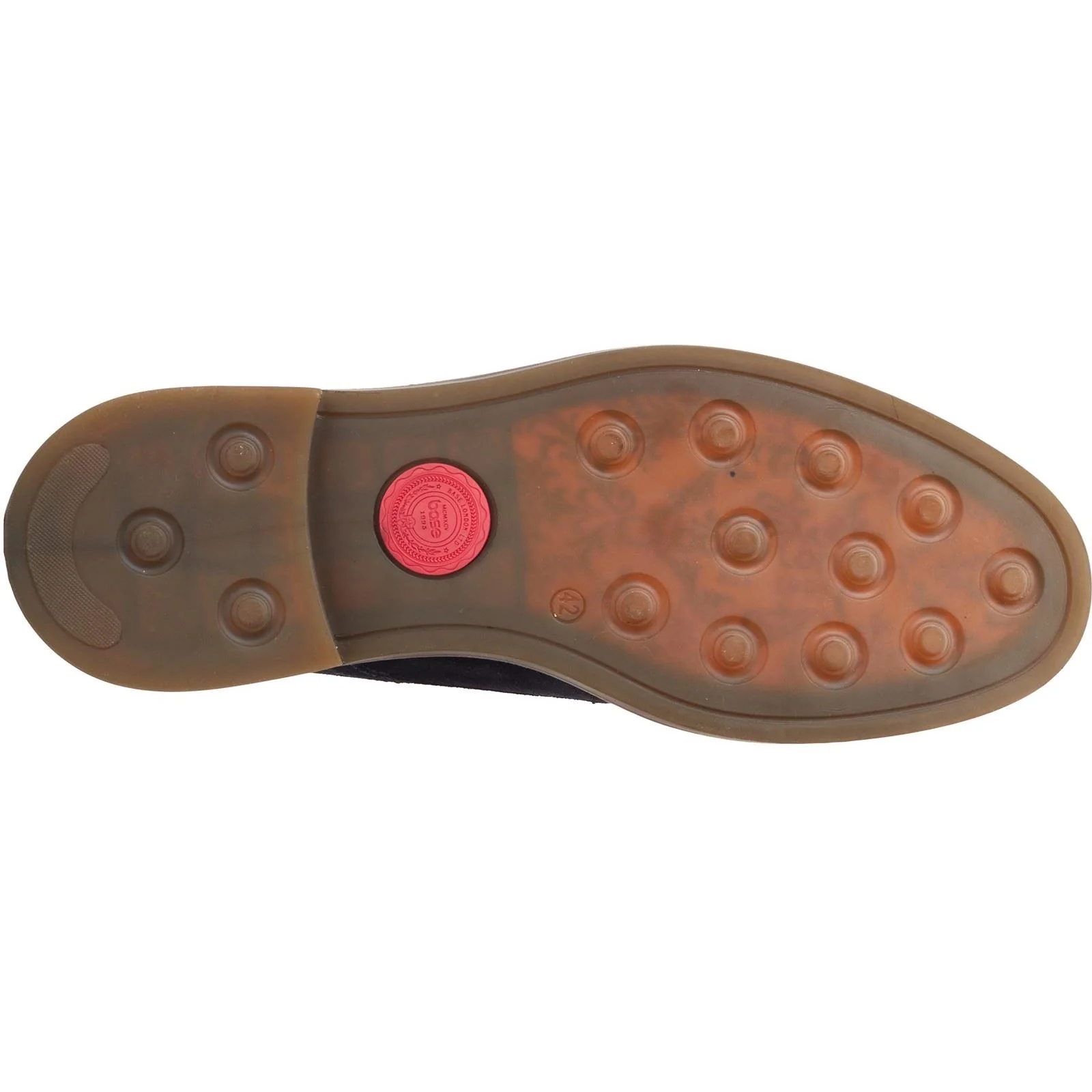 Base London Men's Mawley Derby Shoe in Navy - Image 3