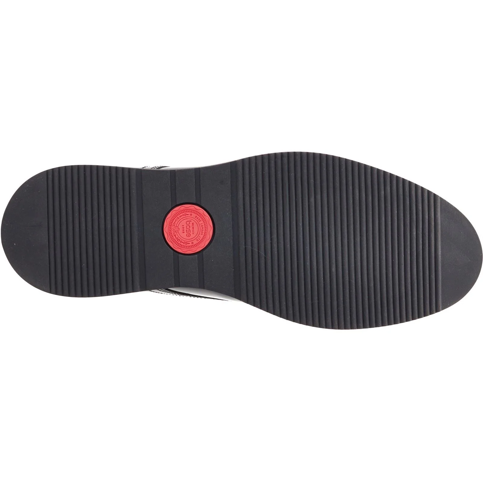Base London Men's Roly Plain Toe Derby in Black - Image 3
