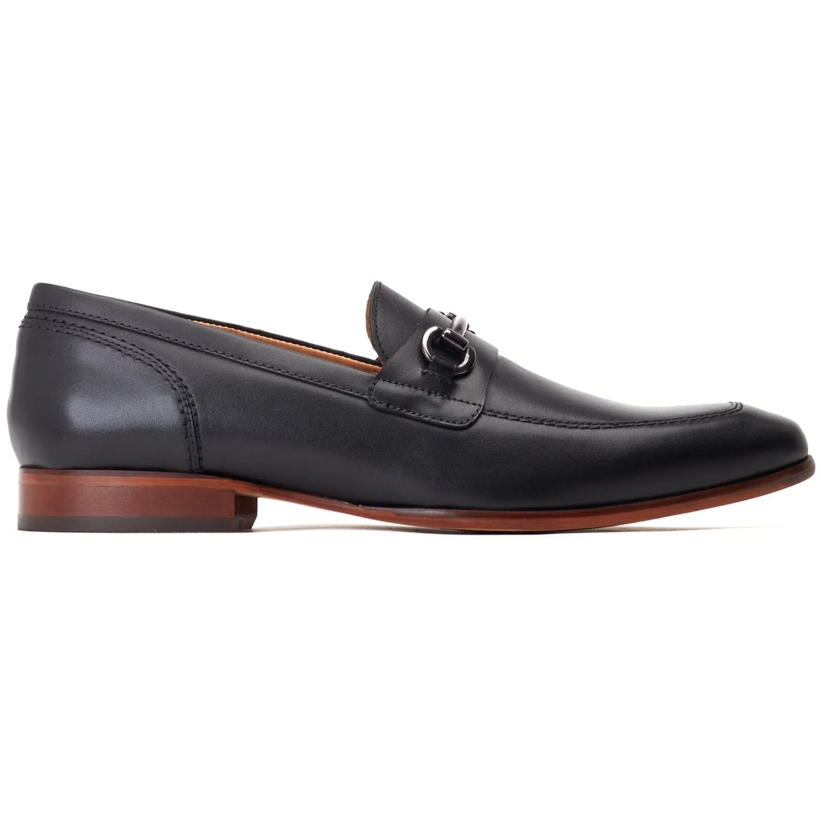 Base London Men's Russo Buckle Loafer in Black - Image 5