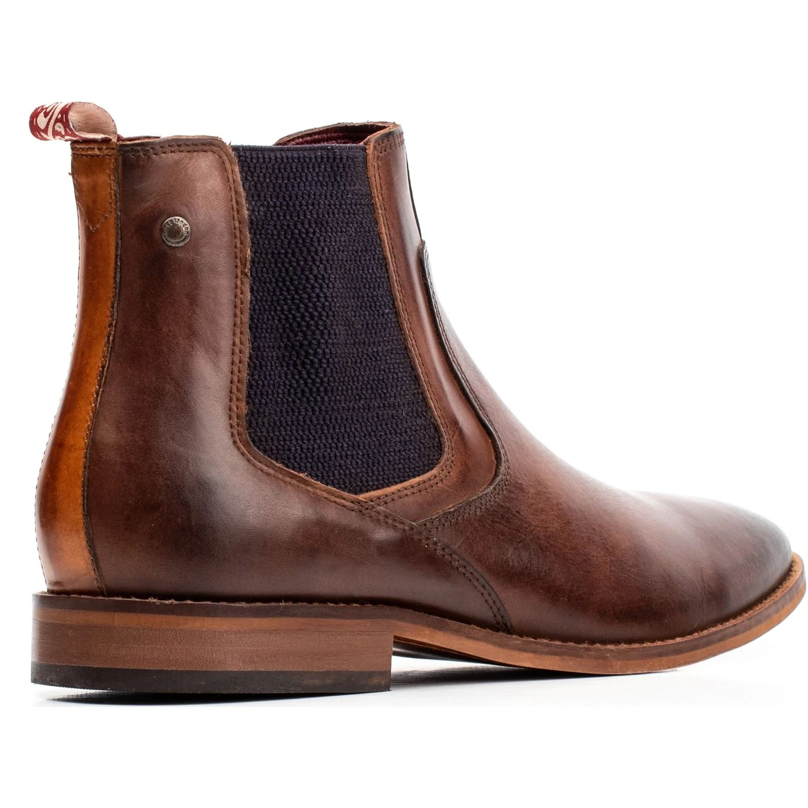 Base London Scout Leather Men's Burnt Brown Boots - Image 2