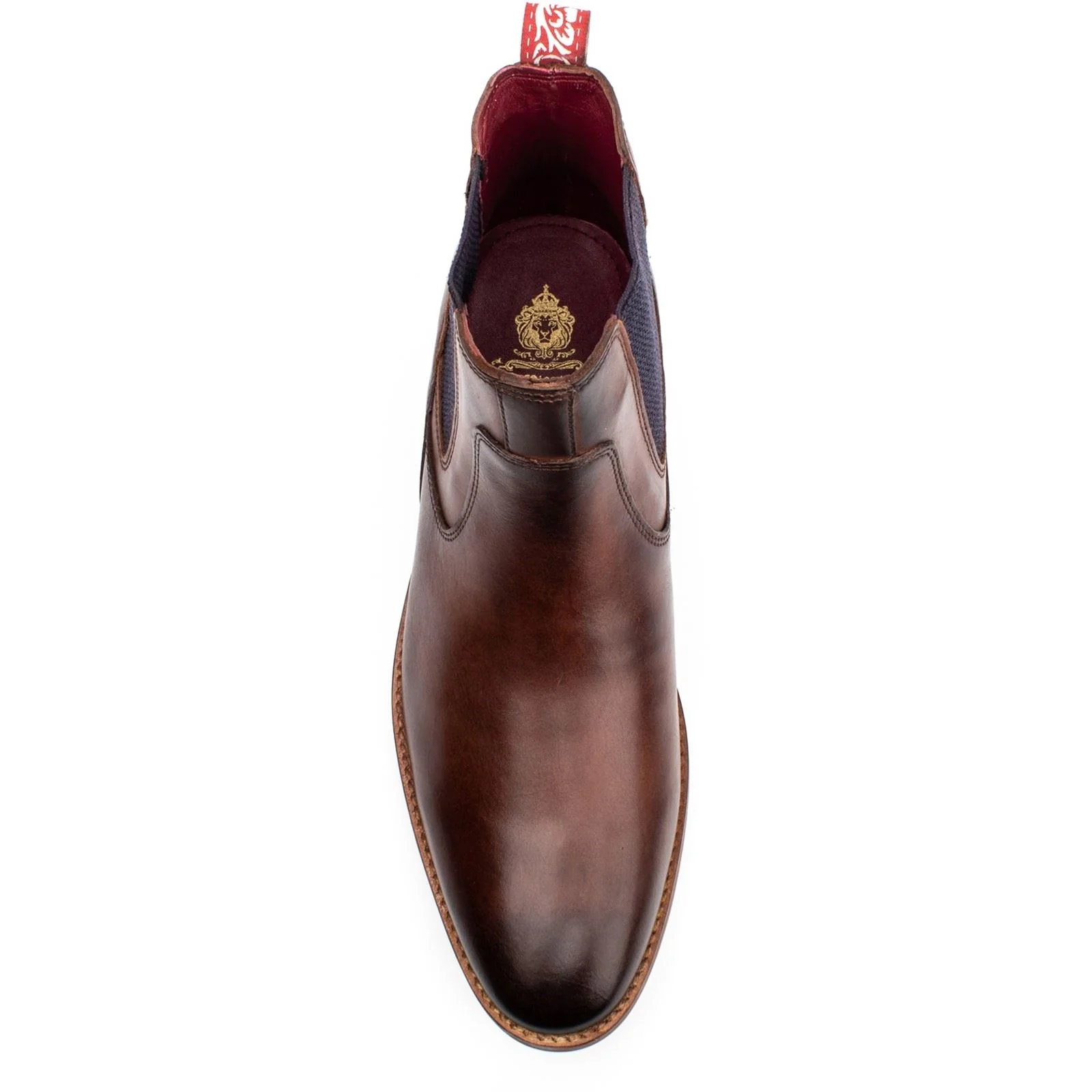 Base London Scout Leather Men's Burnt Brown Boots - Image 4