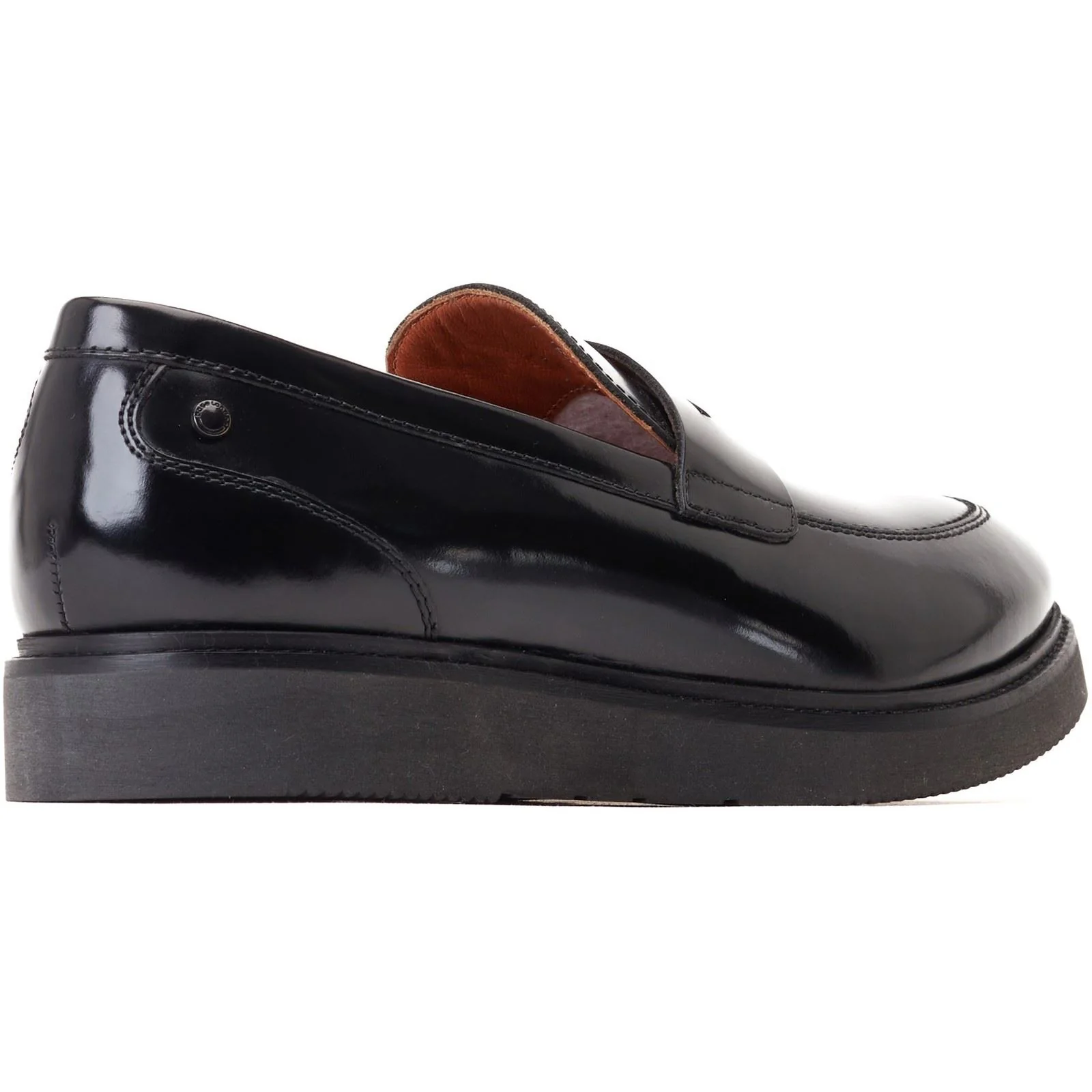 Base London Men's Sid Penny Loafer in Black - Image 2