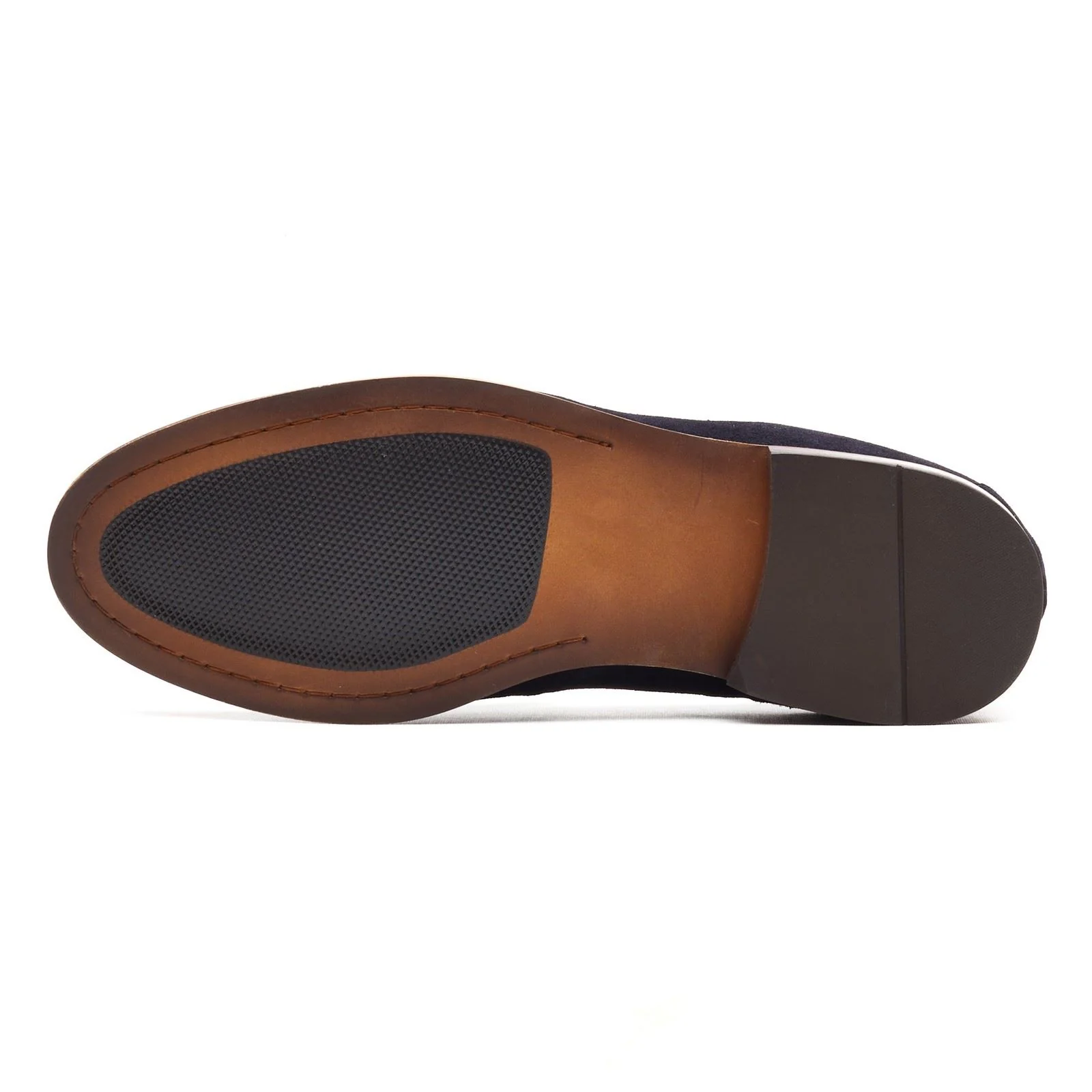 Base London Slate Loafer Leather Men's Navy Loafers - Image 3