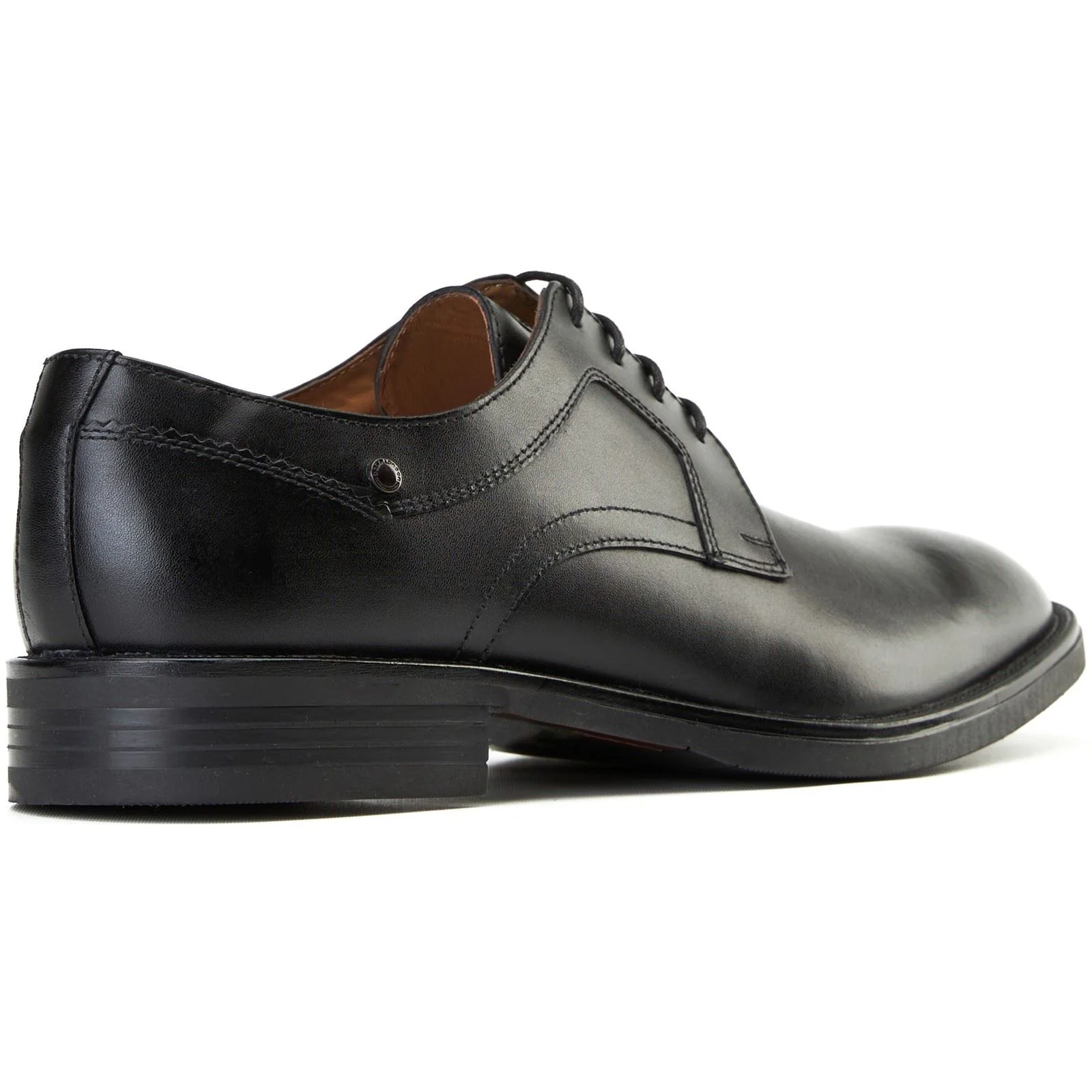 Base London Sleeve Leather Men's Black Lace-Up Shoes - Image 2