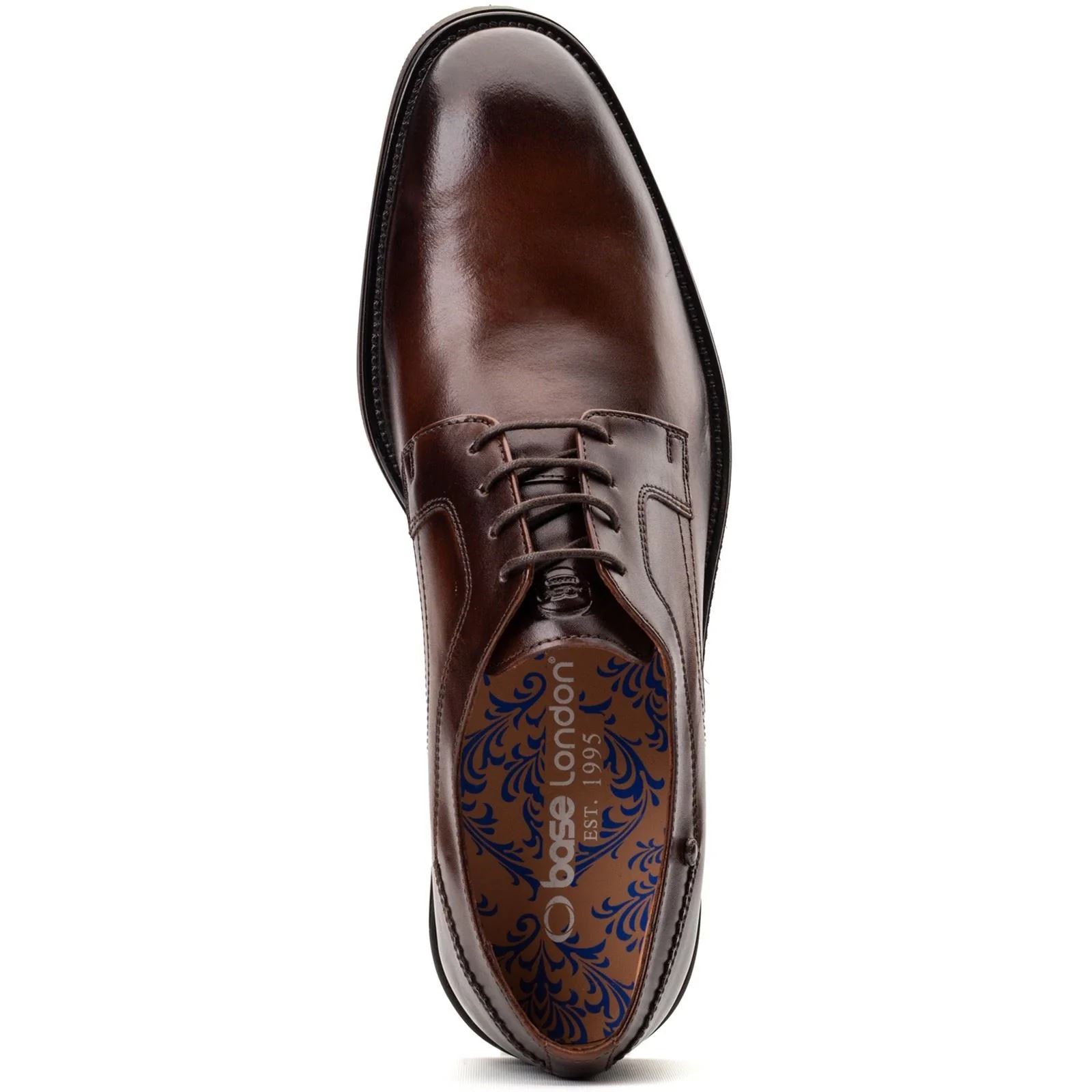 Base London Sleeve Leather Men's Brown Lace-Up Shoes - Image 3