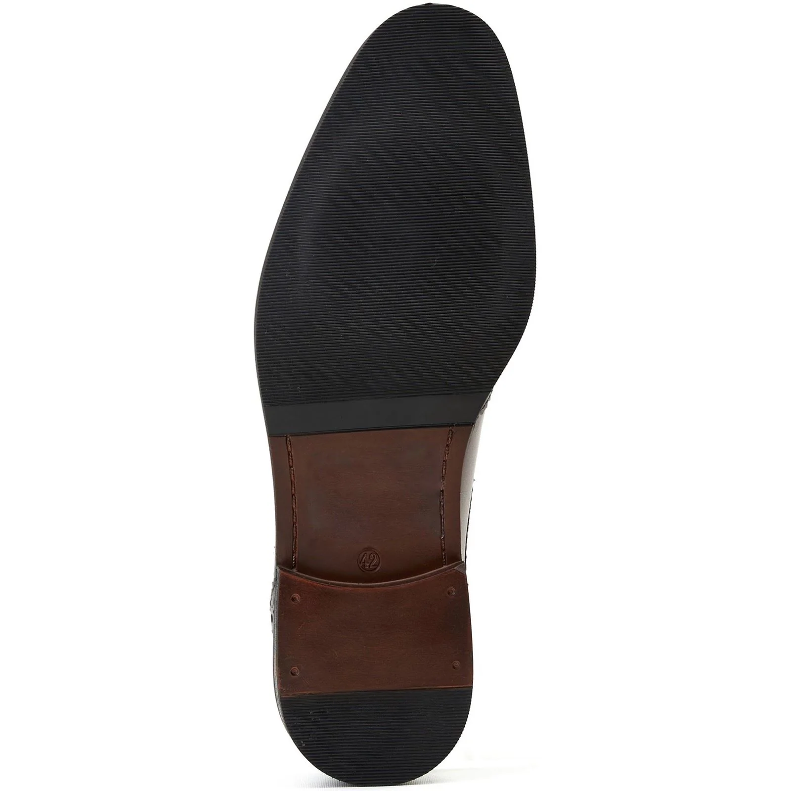 Base London Sleeve Leather Men's Navy Lace-Up Shoes - Image 3