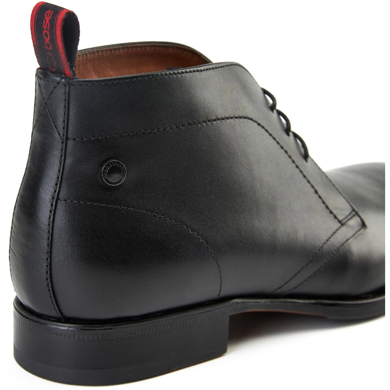 Base London Wallis Leather Men's Black Ankle Boots - Image 6