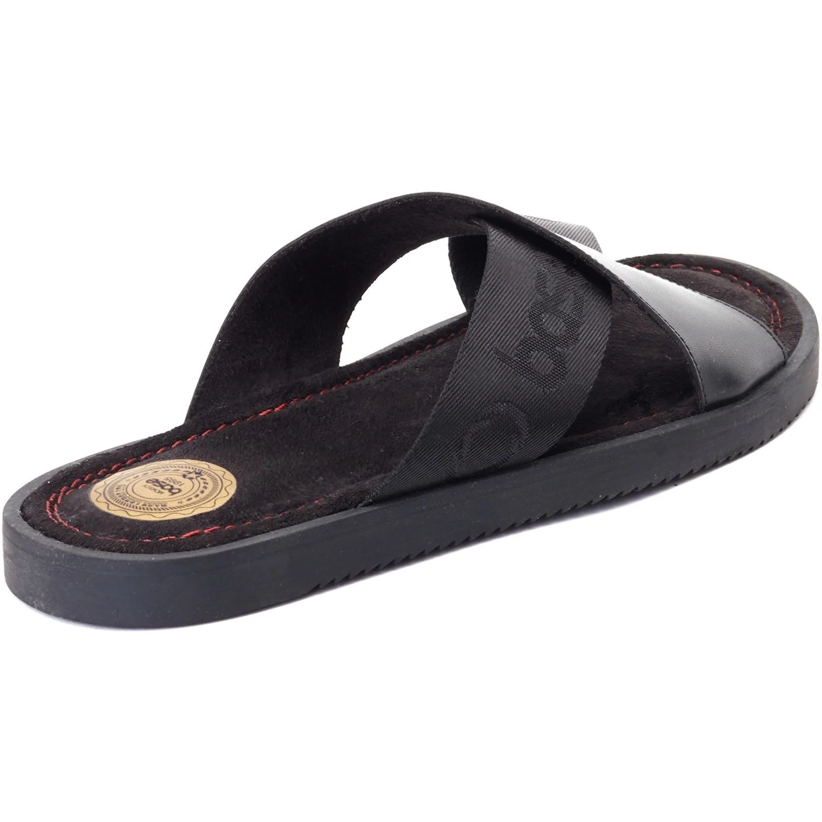 Base London Men's Webb Slider in Black - Image 2
